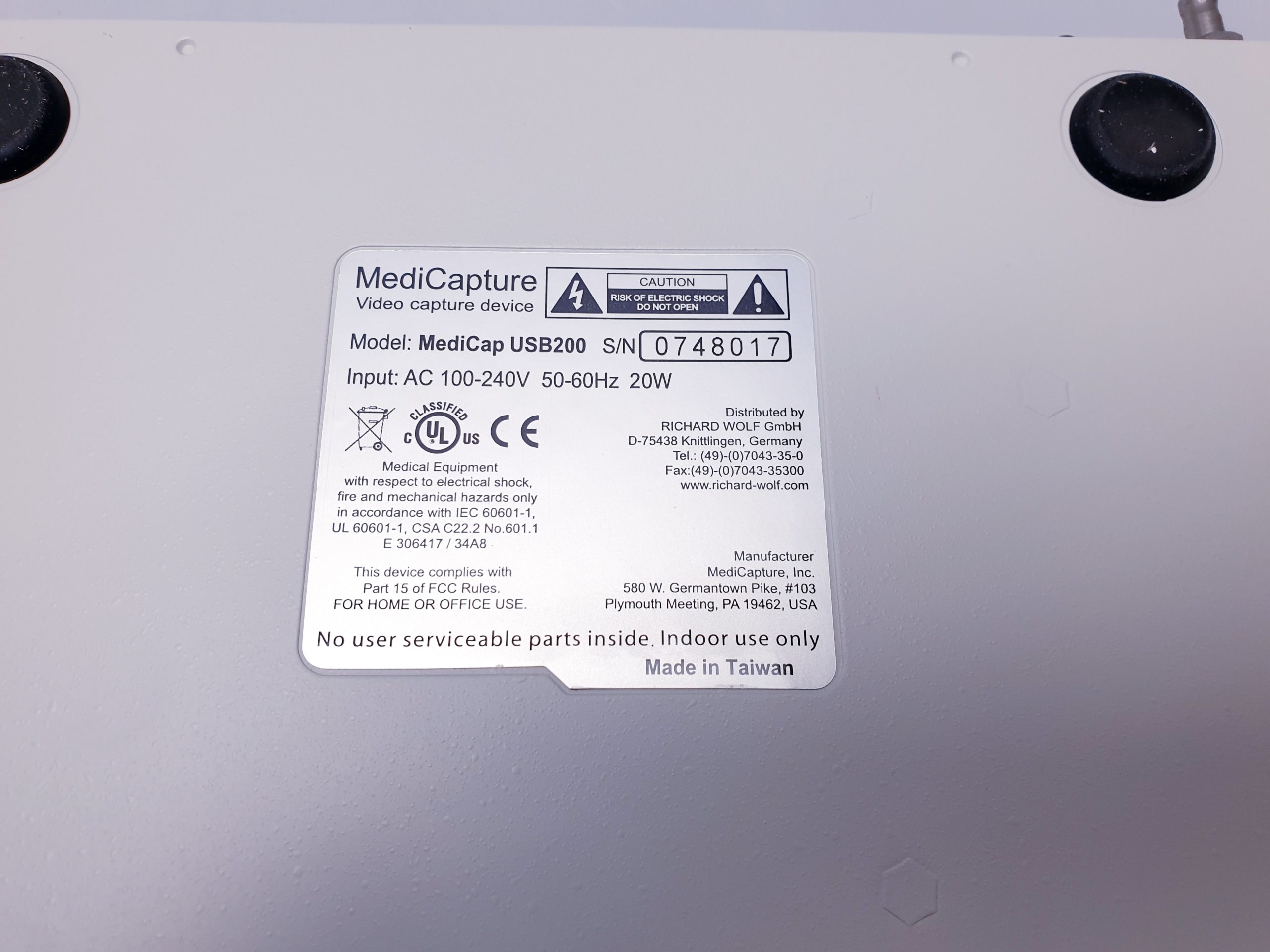 MediCap USB200 USB 200 Video Image Capture thumbnail 8