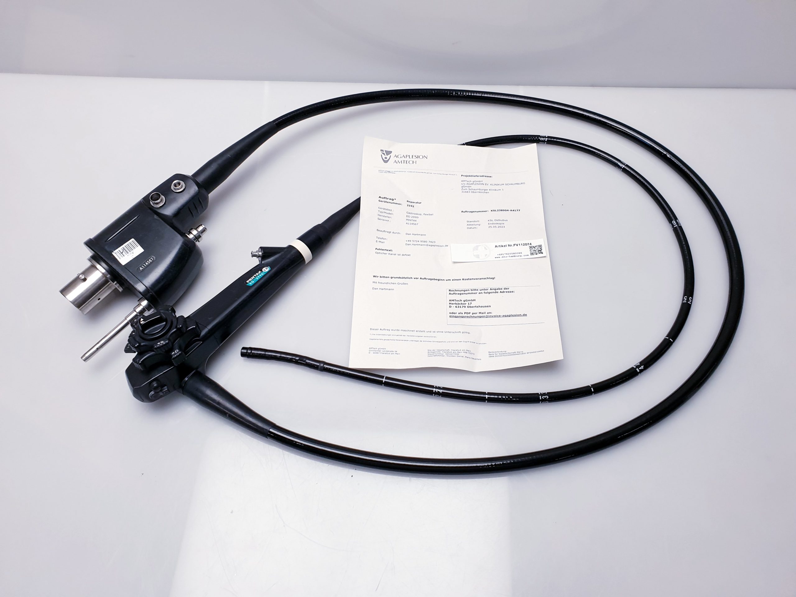 Pentax EG-2990I EG 2990 i Gastroscope thumbnail 2