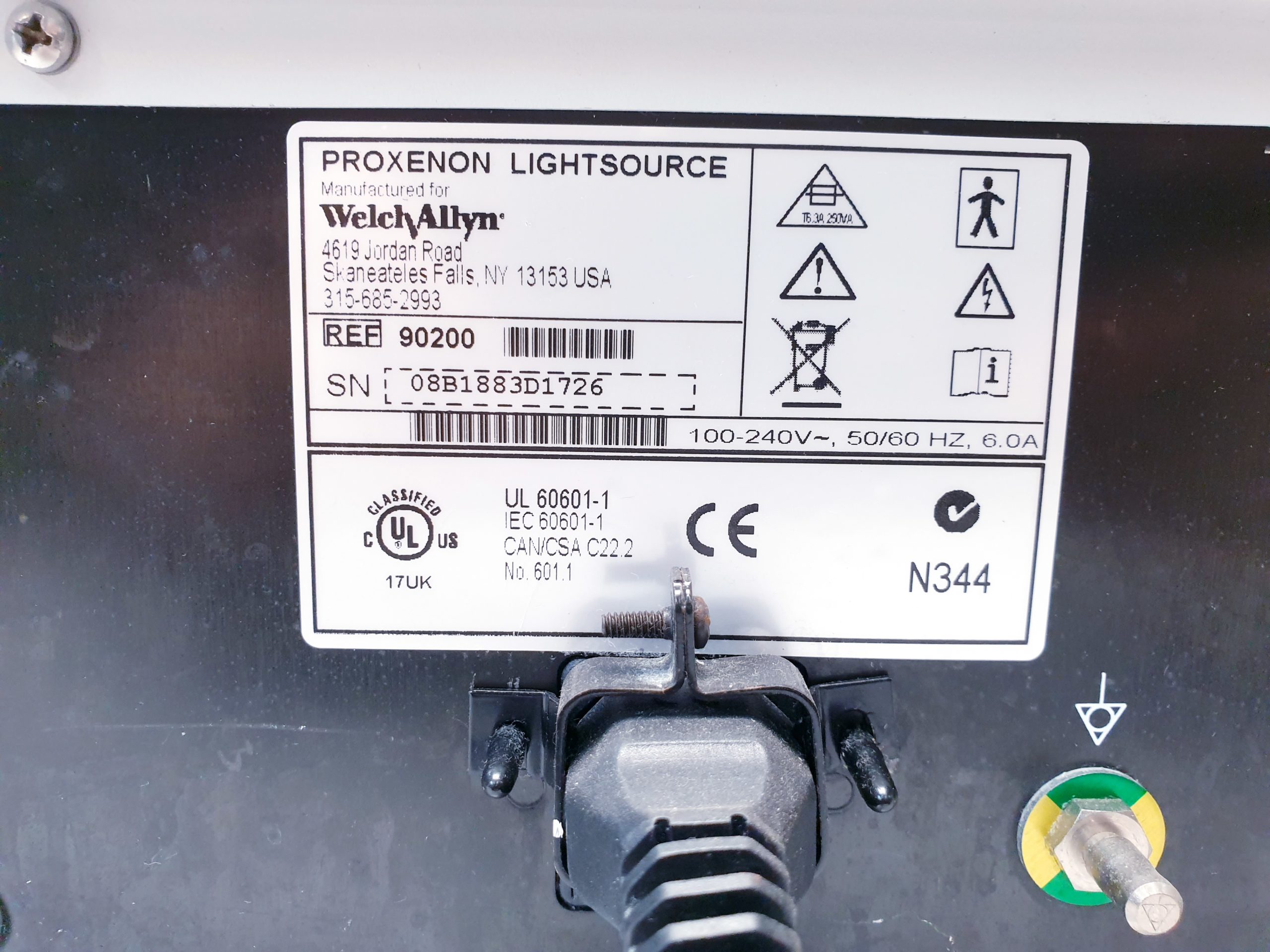 WelchAllyn 90200 ProXenon 350 kaltlichtquelle Lichtquelle thumbnail 8