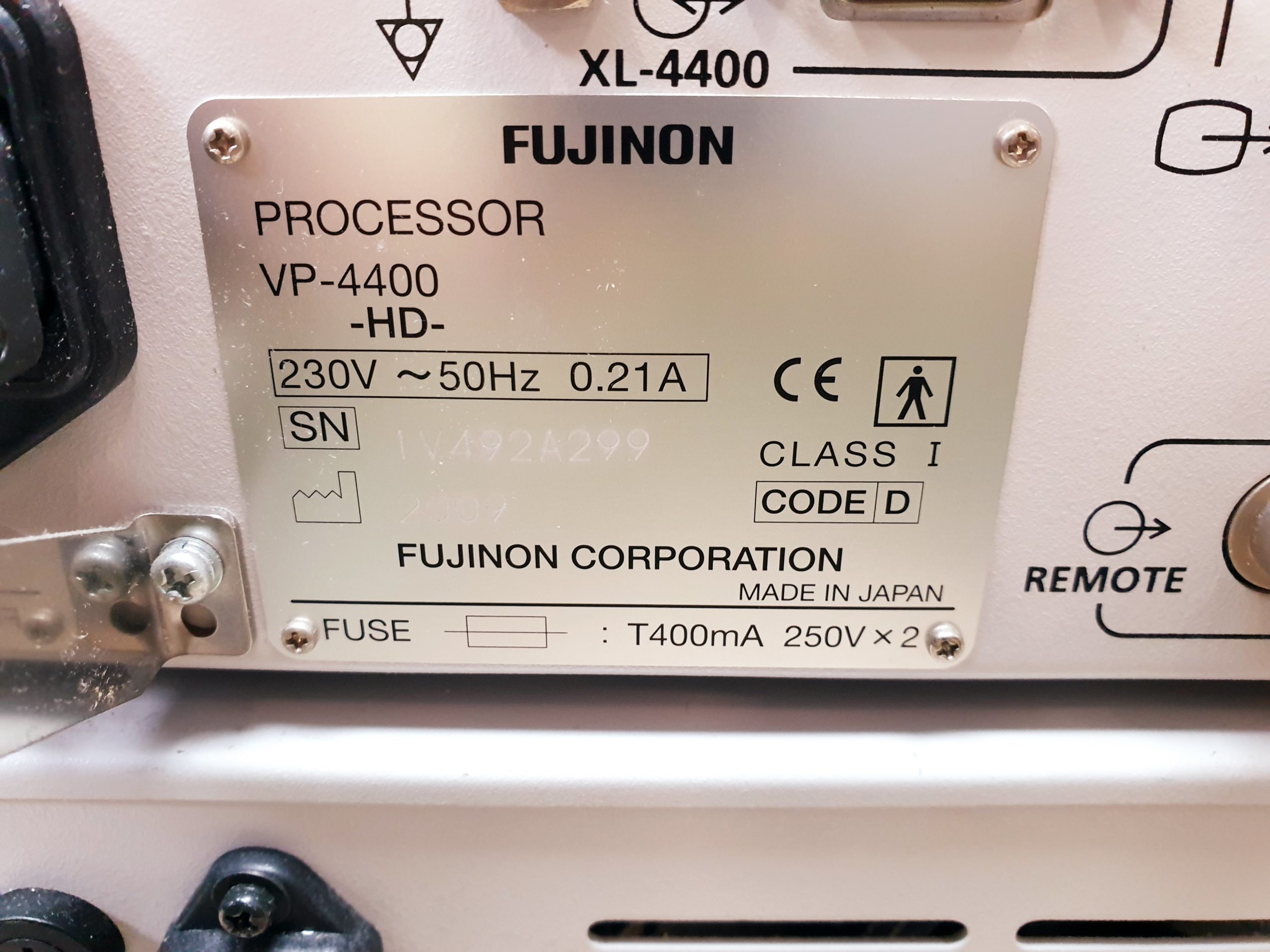 Fujinon Fuji VP-4400 HD Processor, Fujinon XL-4400 HD Light Source, thumbnail 7