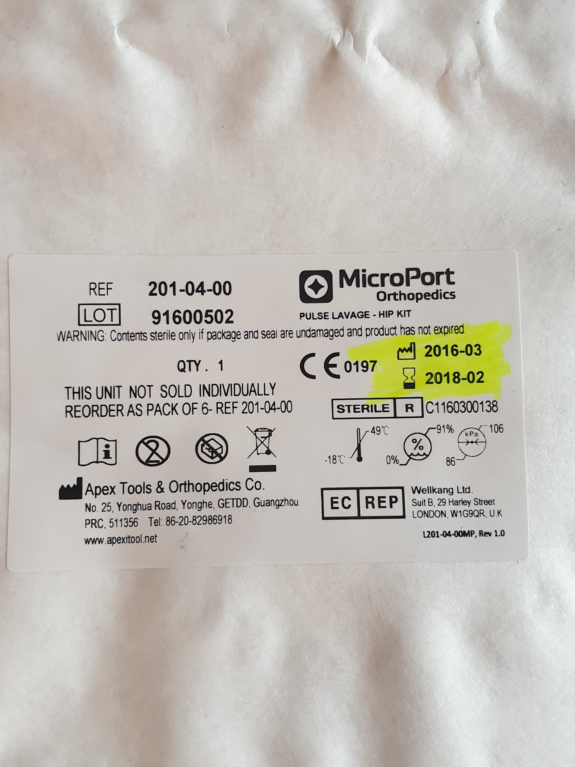 MicroPort Orthopedics 201-04-00 thumbnail 5