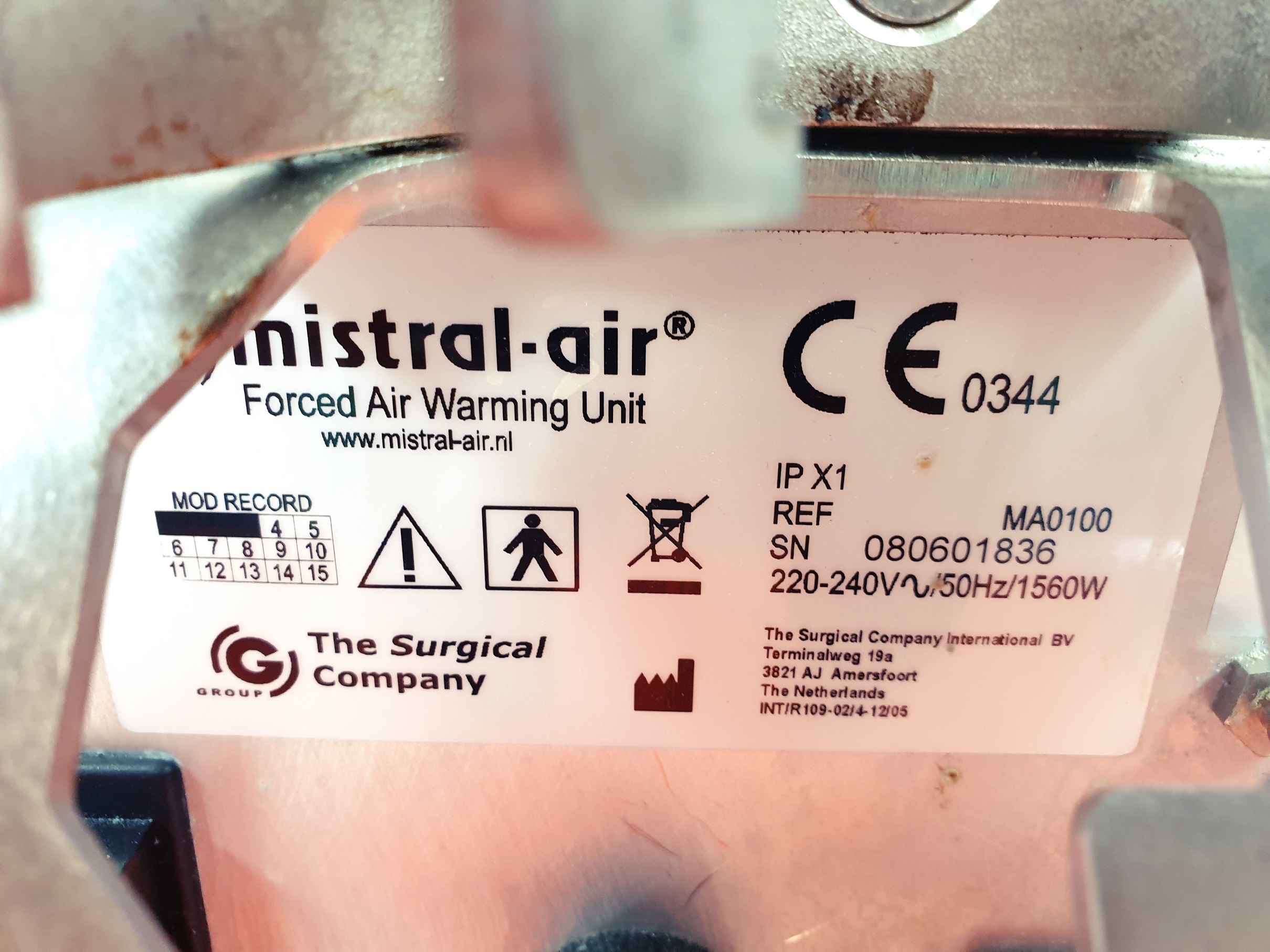 Mistral Air MA0100 Air Warming Unit thumbnail 3