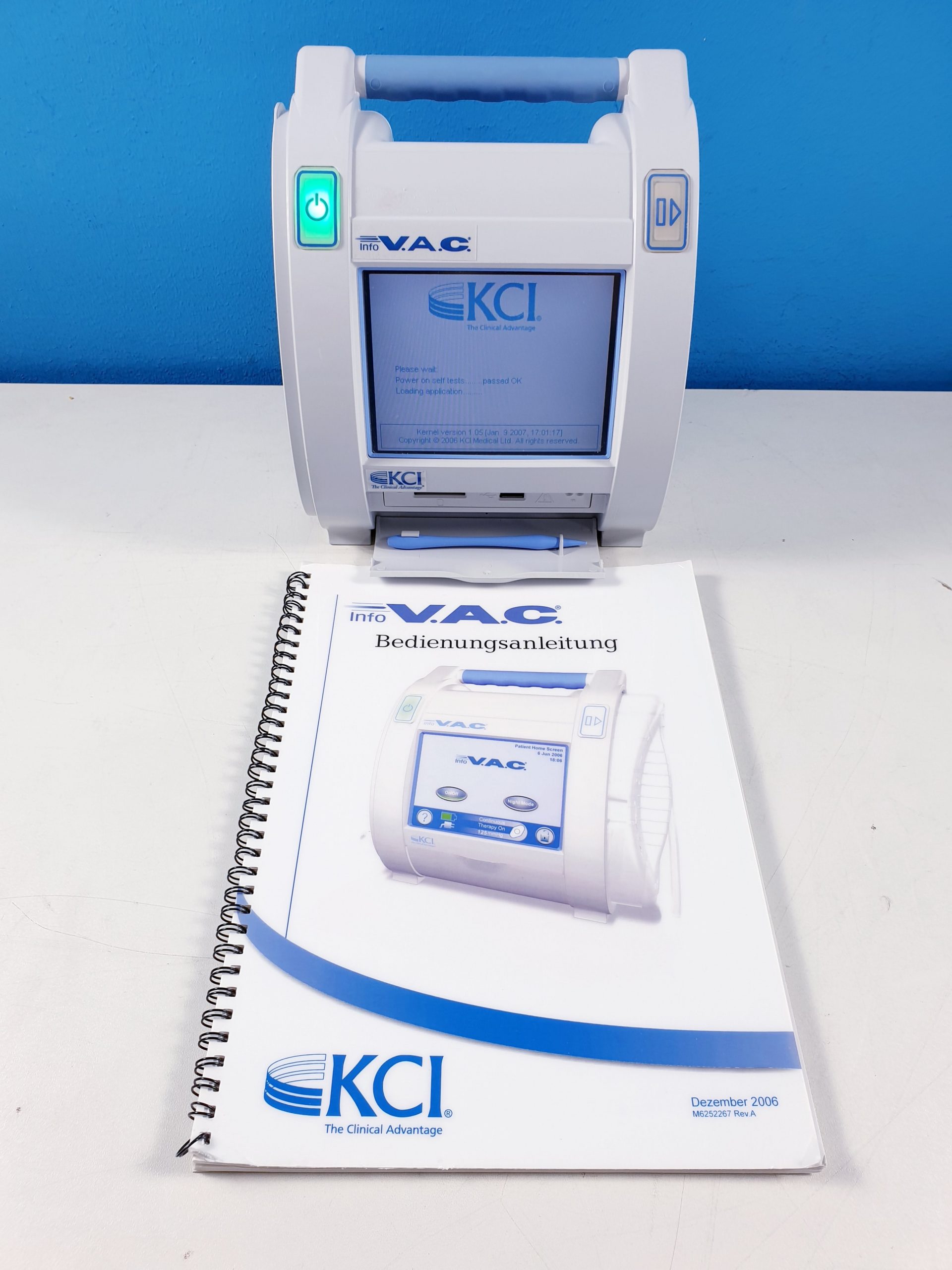 VAC KCI info V.A.C. negative pressure wound therapy — image 1 of 5