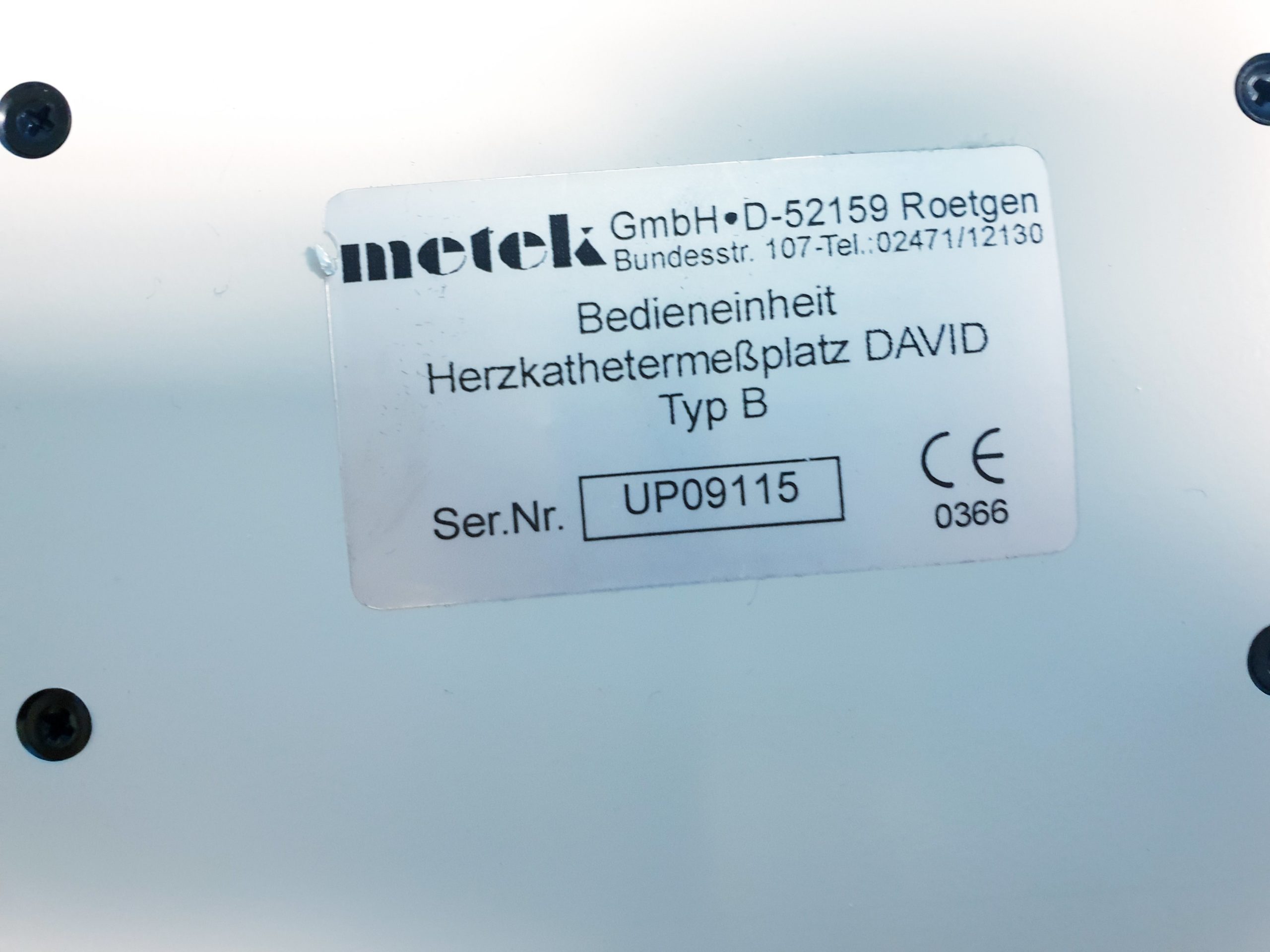 Metek Bedieneinheit Tastrtatur für HERZKATHETERMESSPLATZ DAVID Typ B thumbnail 3