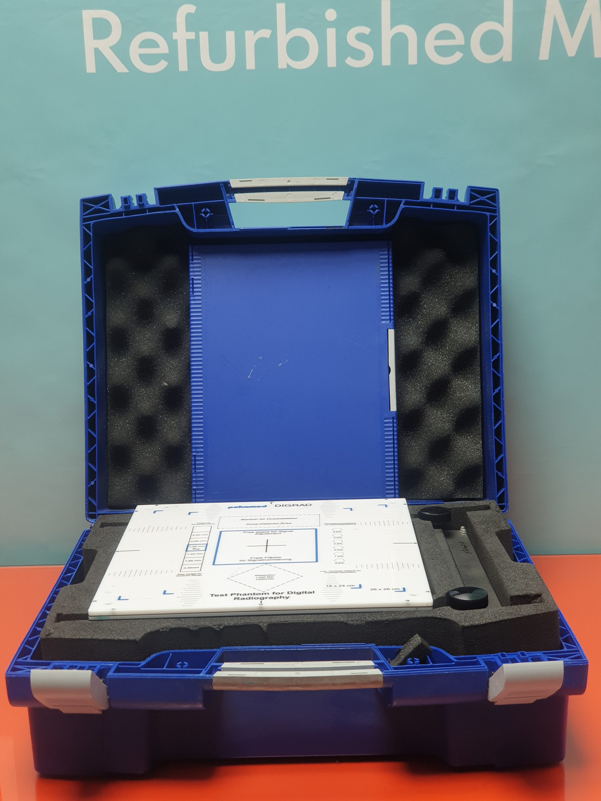 Pehamed DIGRAD Test Phantom for Digital Radiography + Alpha Plus mit Fingersensor thumbnail 6