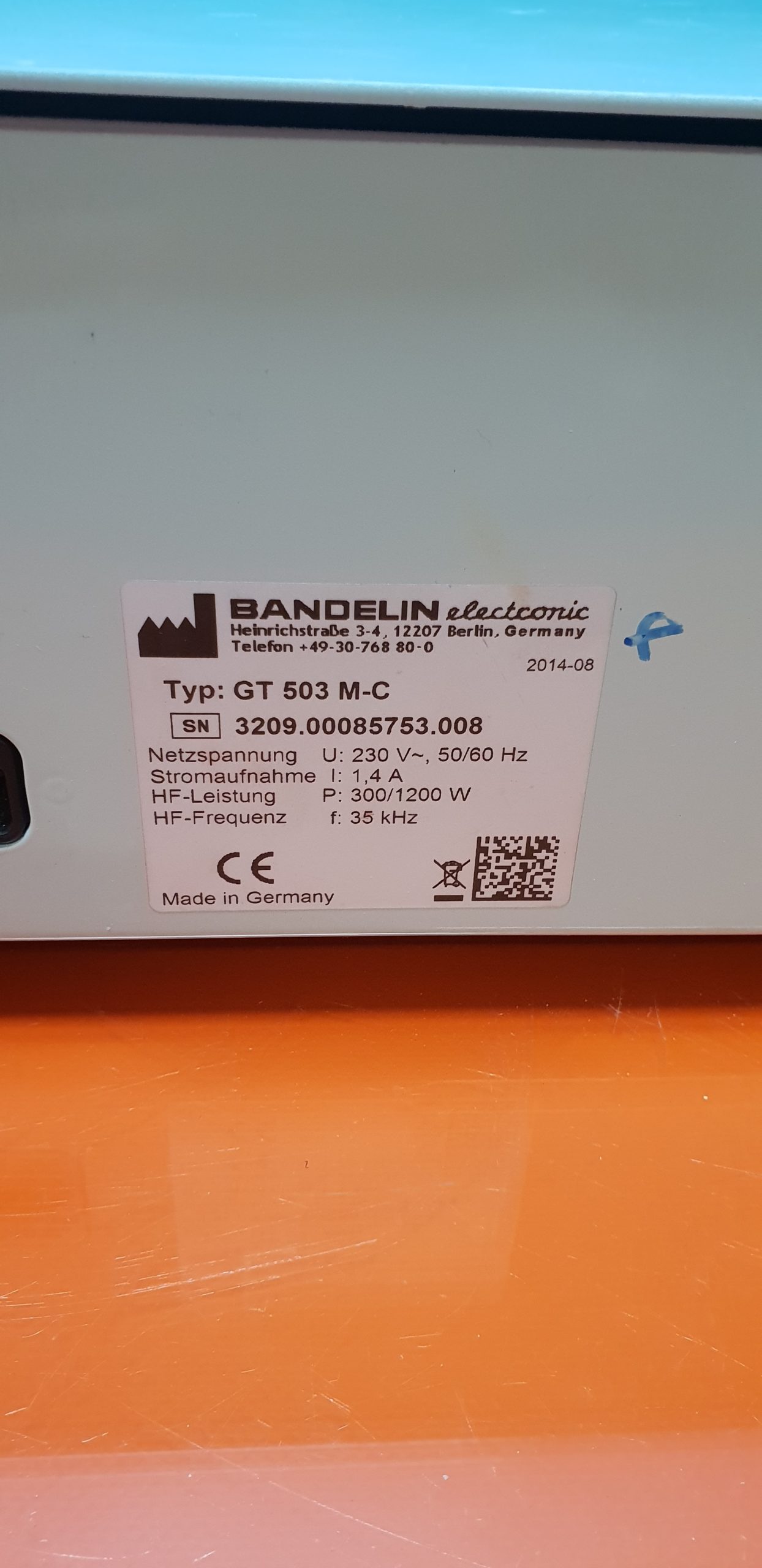 Sonorex Bandelin GT 503 M-C HF-Generator thumbnail 4