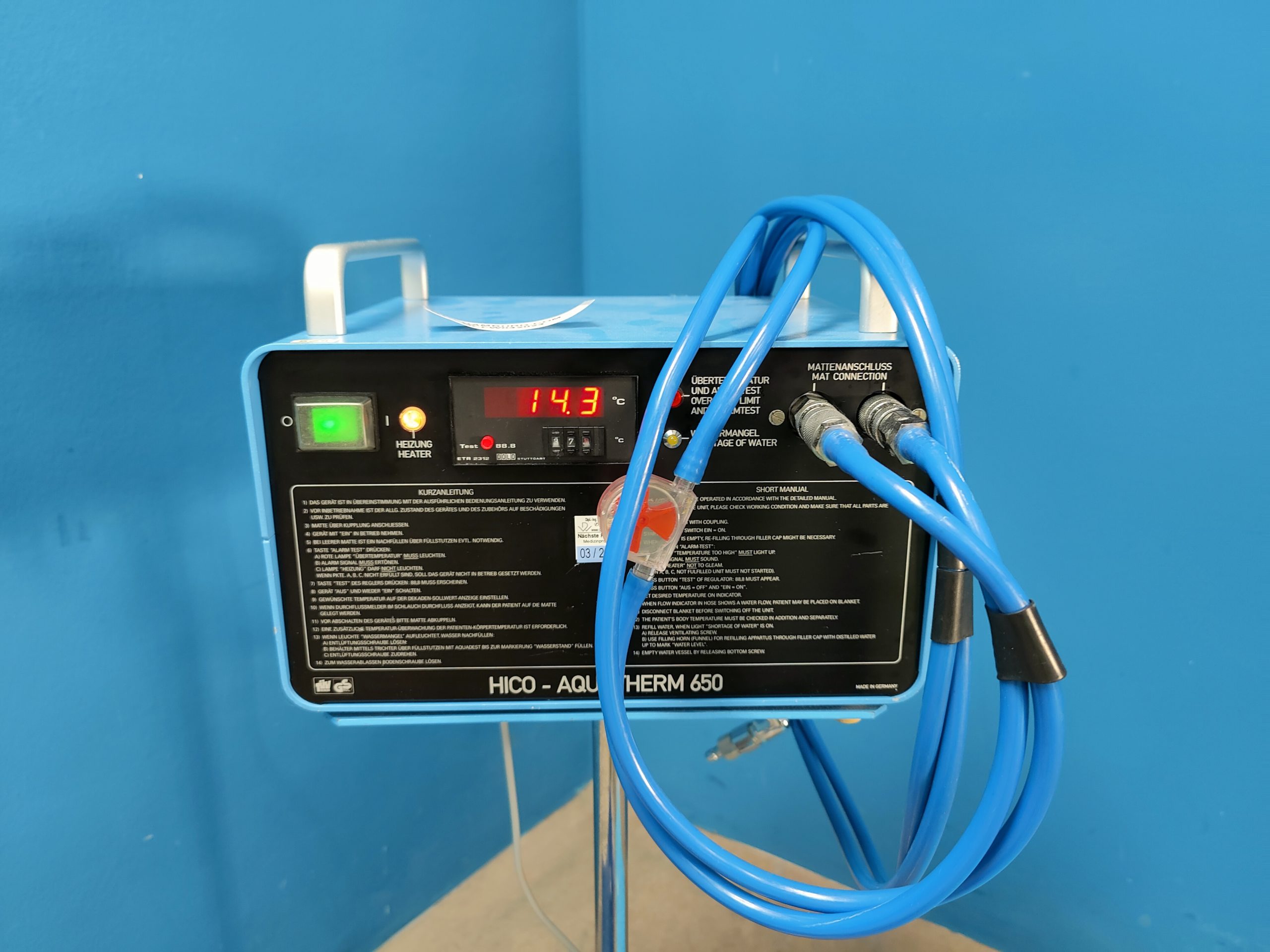 HIRTZ HICO AQUATHERM 650 Hyperthermiegerät — image 1 of 14