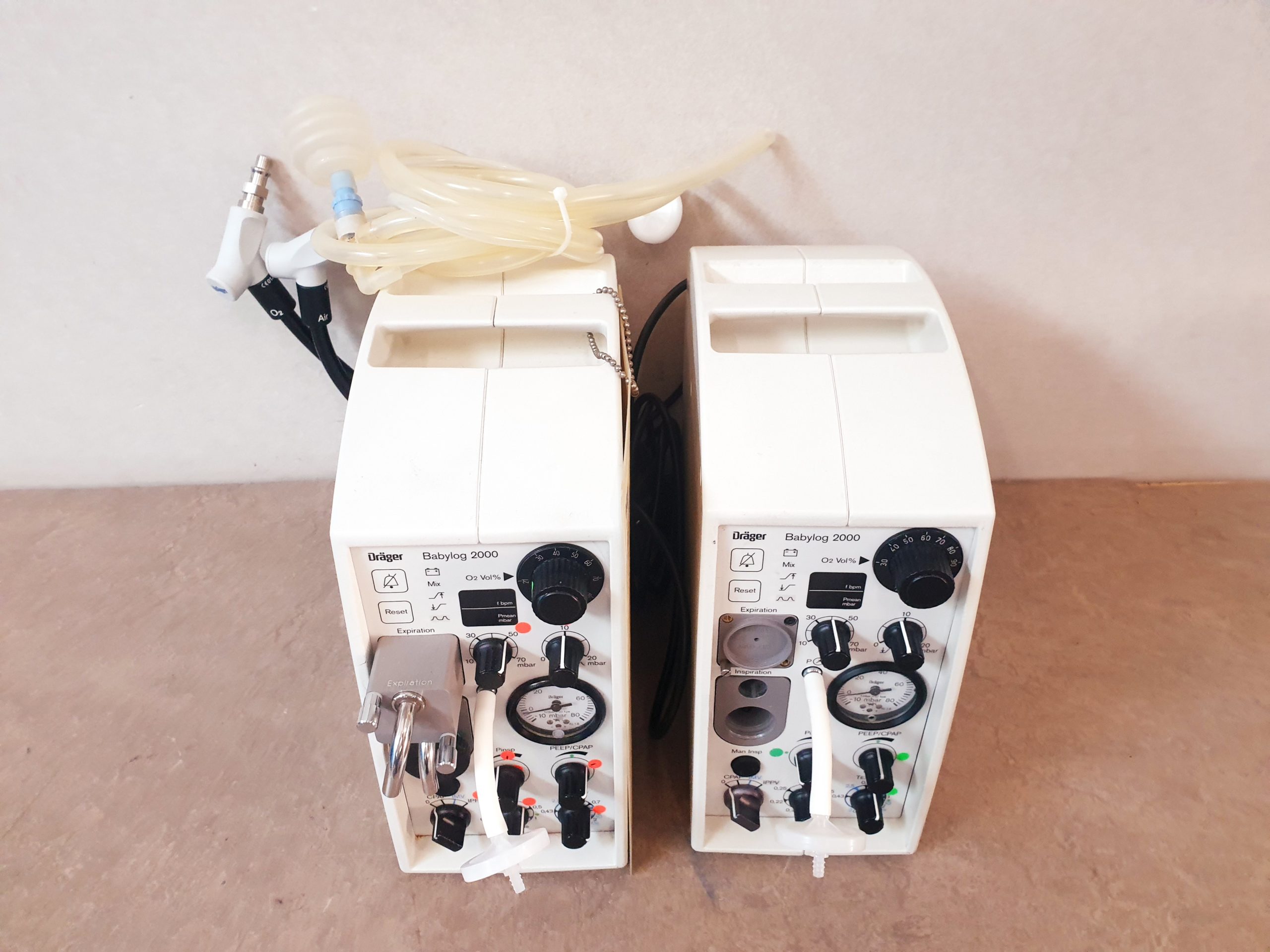 Draeger Dräger Babylog 2000 Ventilator für Früh- und Neugeborene bis 6kg Körpergewicht thumbnail 2