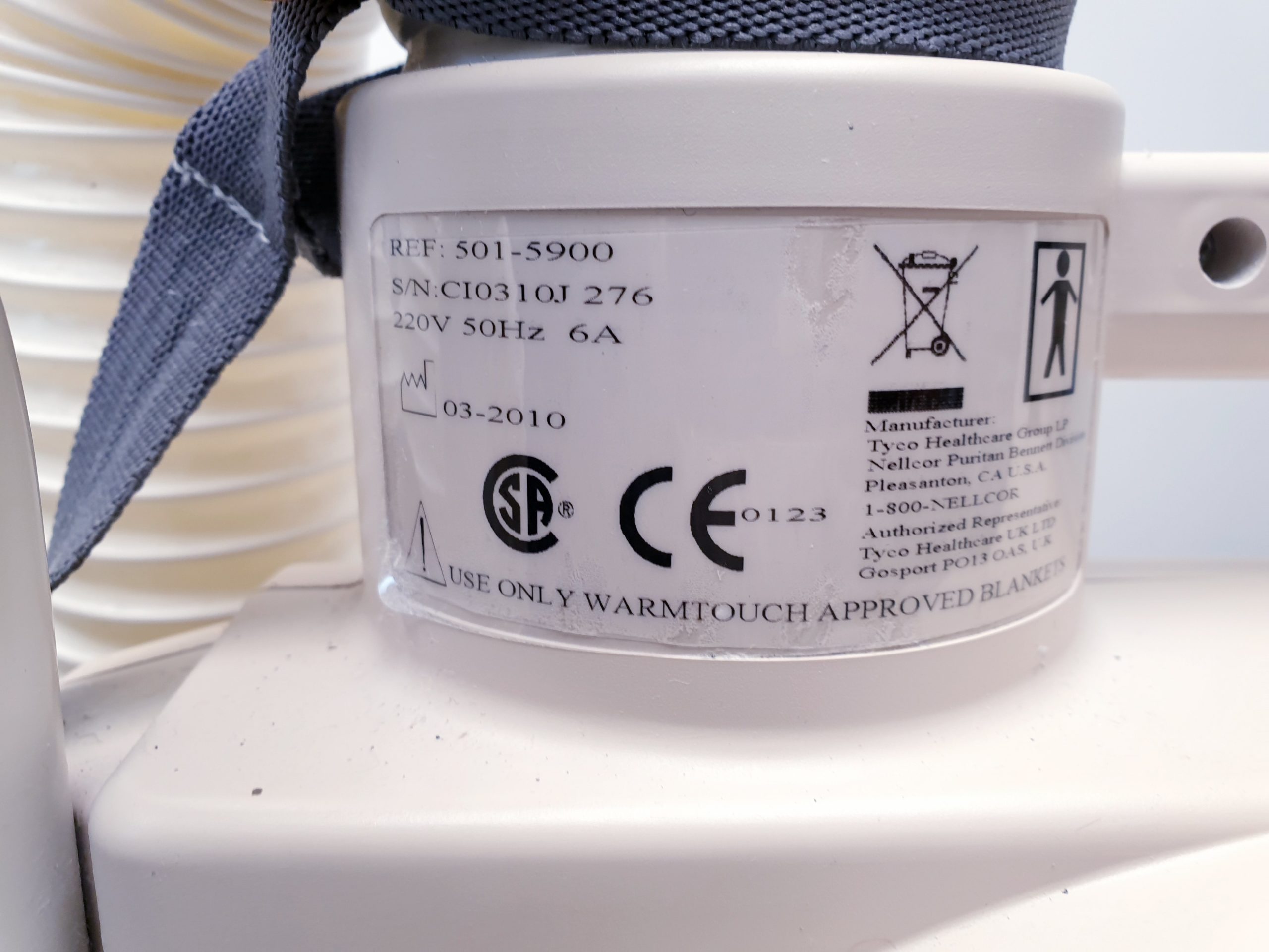 NELLCOR WARM 501-5900 TOUCH PATIENT WARMING UNIT thumbnail 3