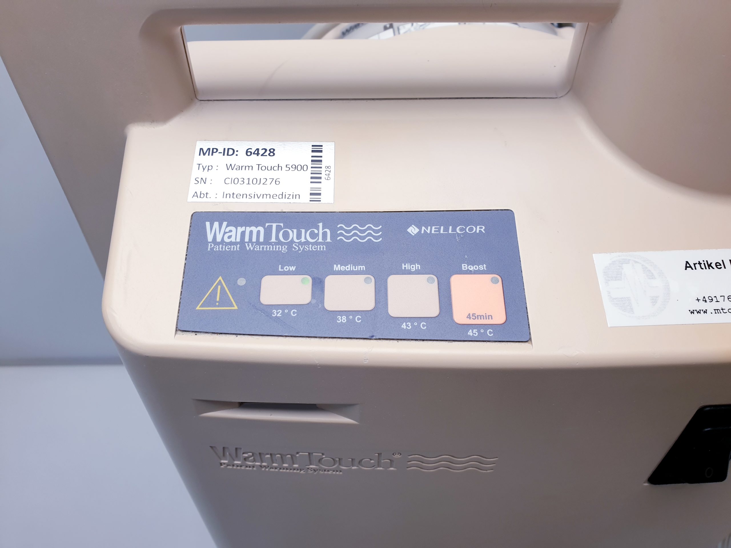 NELLCOR WARM 501-5900 TOUCH PATIENT WARMING UNIT thumbnail 5
