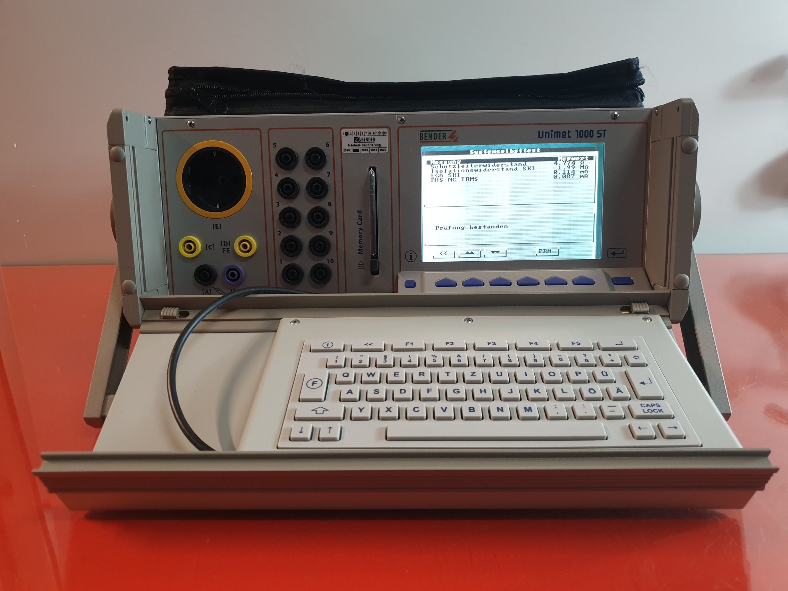 Bender Unimet 1100 ST universelles Prüfgerät für Medizin und elektronik mit Zubehör thumbnail 3