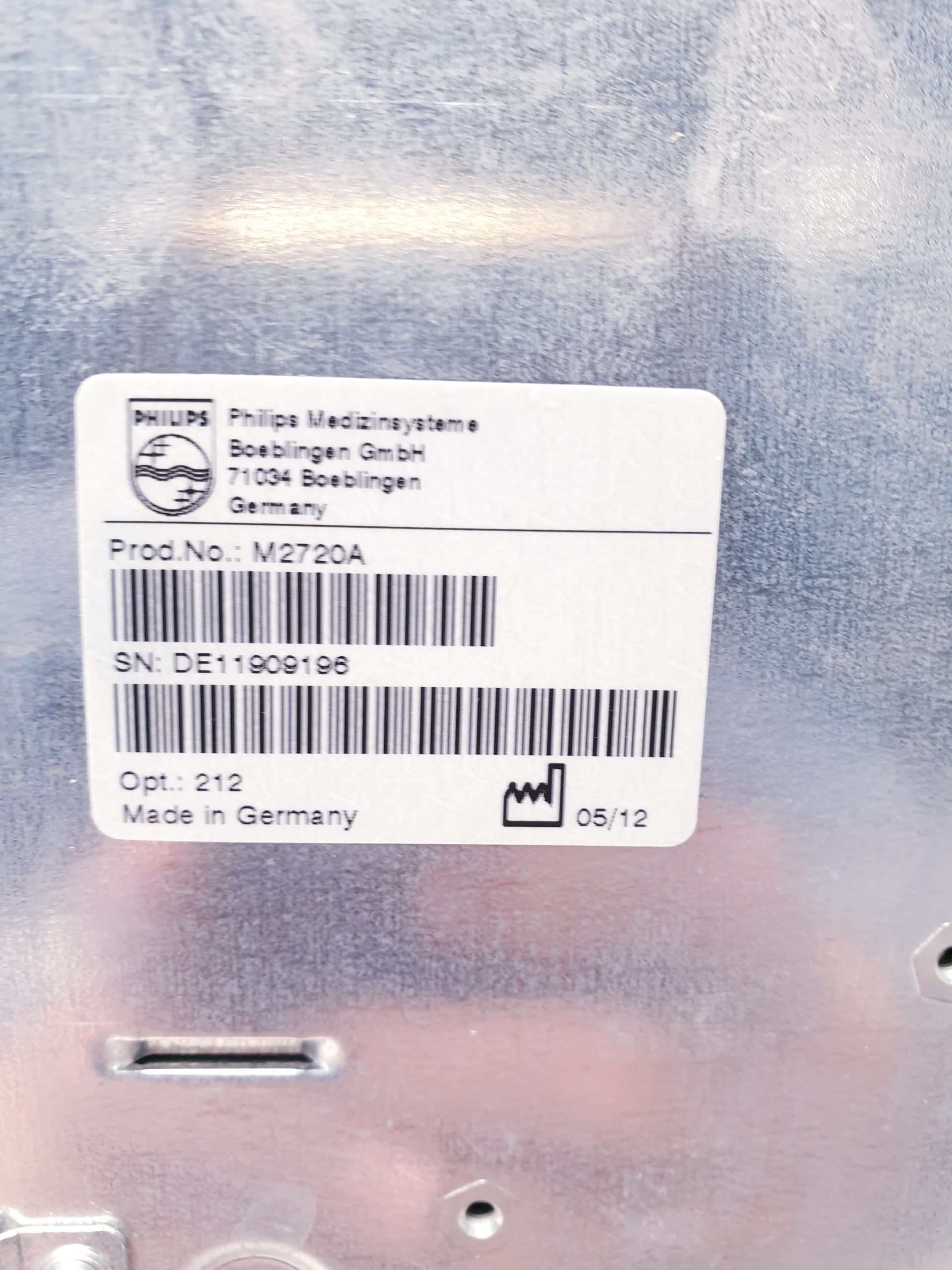 Philips M2720A Avalon CTS Fetal Monitor Base Station + 2725A + 2727A + 2726A thumbnail 9