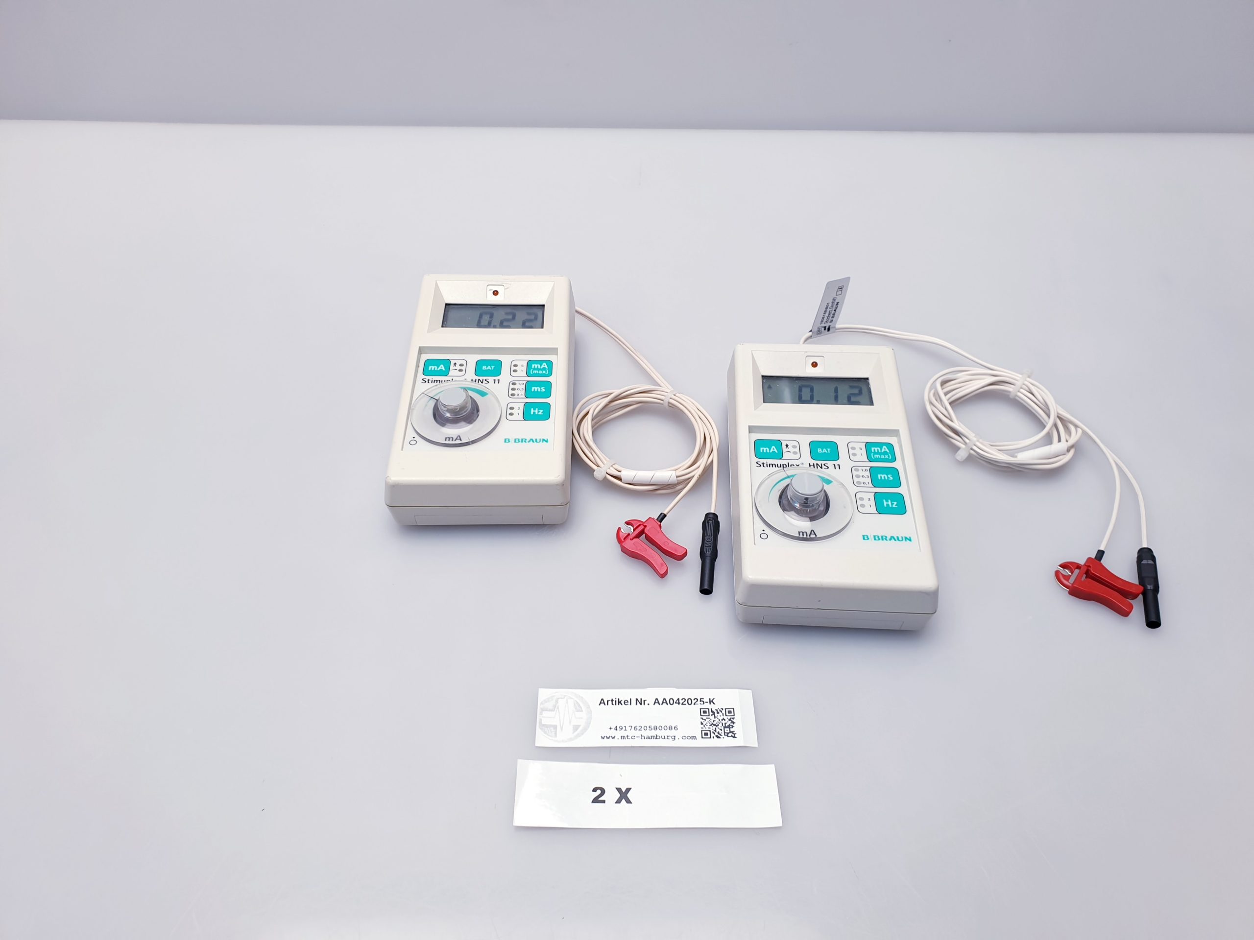 BRAUN Stimuplex HNS 11 Nervenstimulator Nerven Stimulator Stimulationsgerät thumbnail 2
