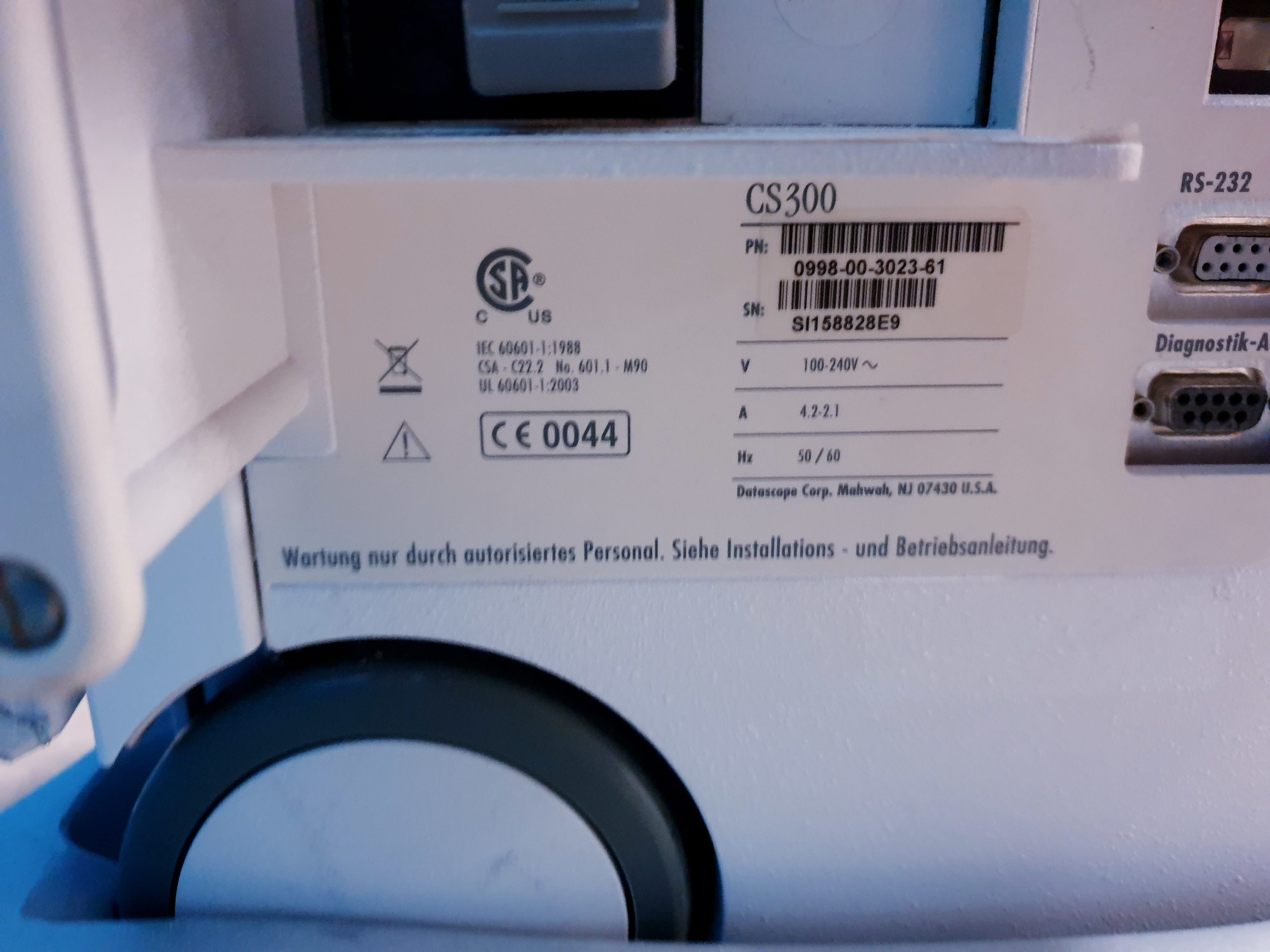 Maquet Datascope CS300 // CS 300 Balloonpumpe thumbnail 20