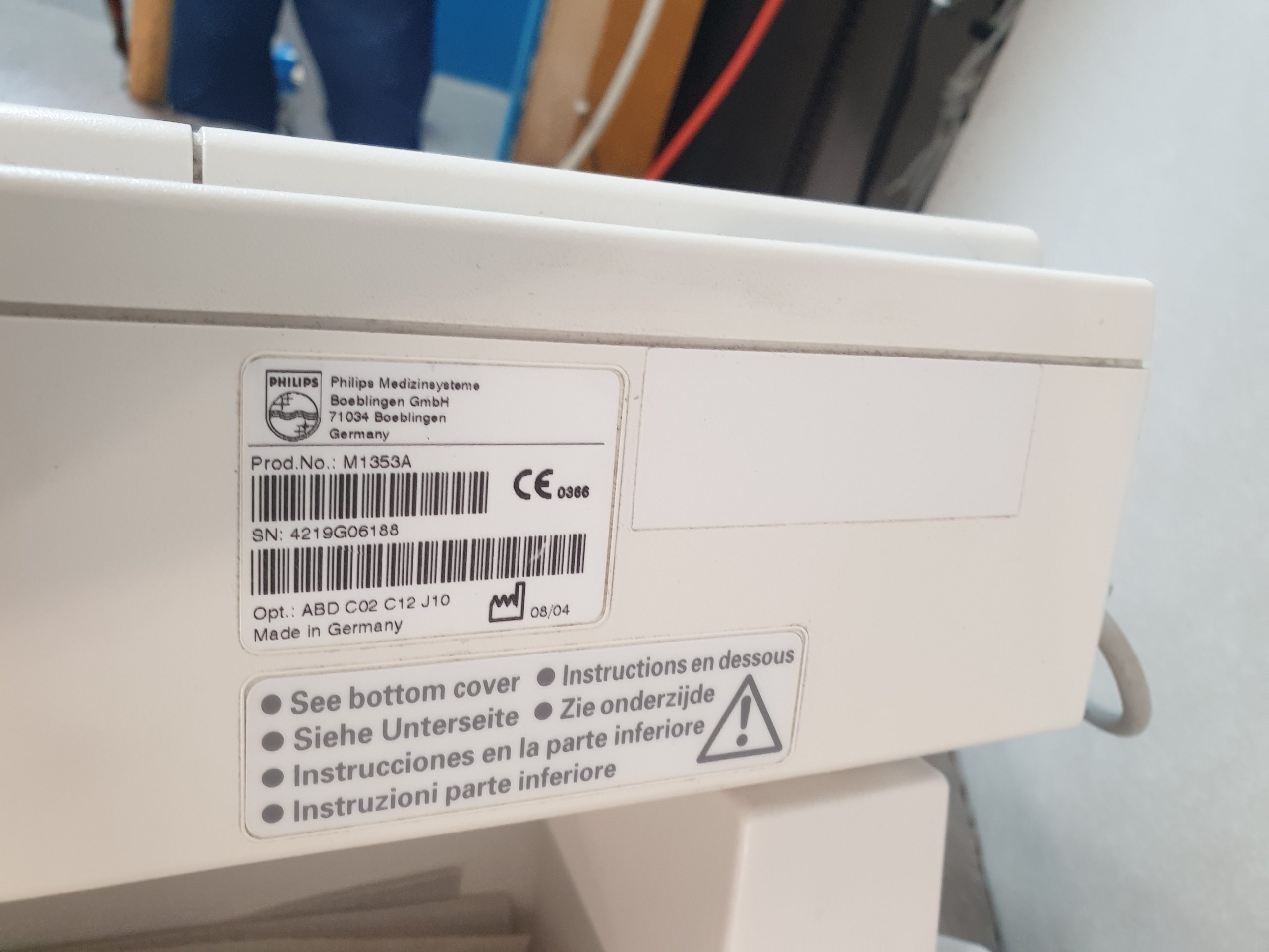 Hewlett Packard HP Series 50IP-2 // 50 IP 2 CTG Fetal Monitor + US – 1356A + Toco Probe 1355A thumbnail 6