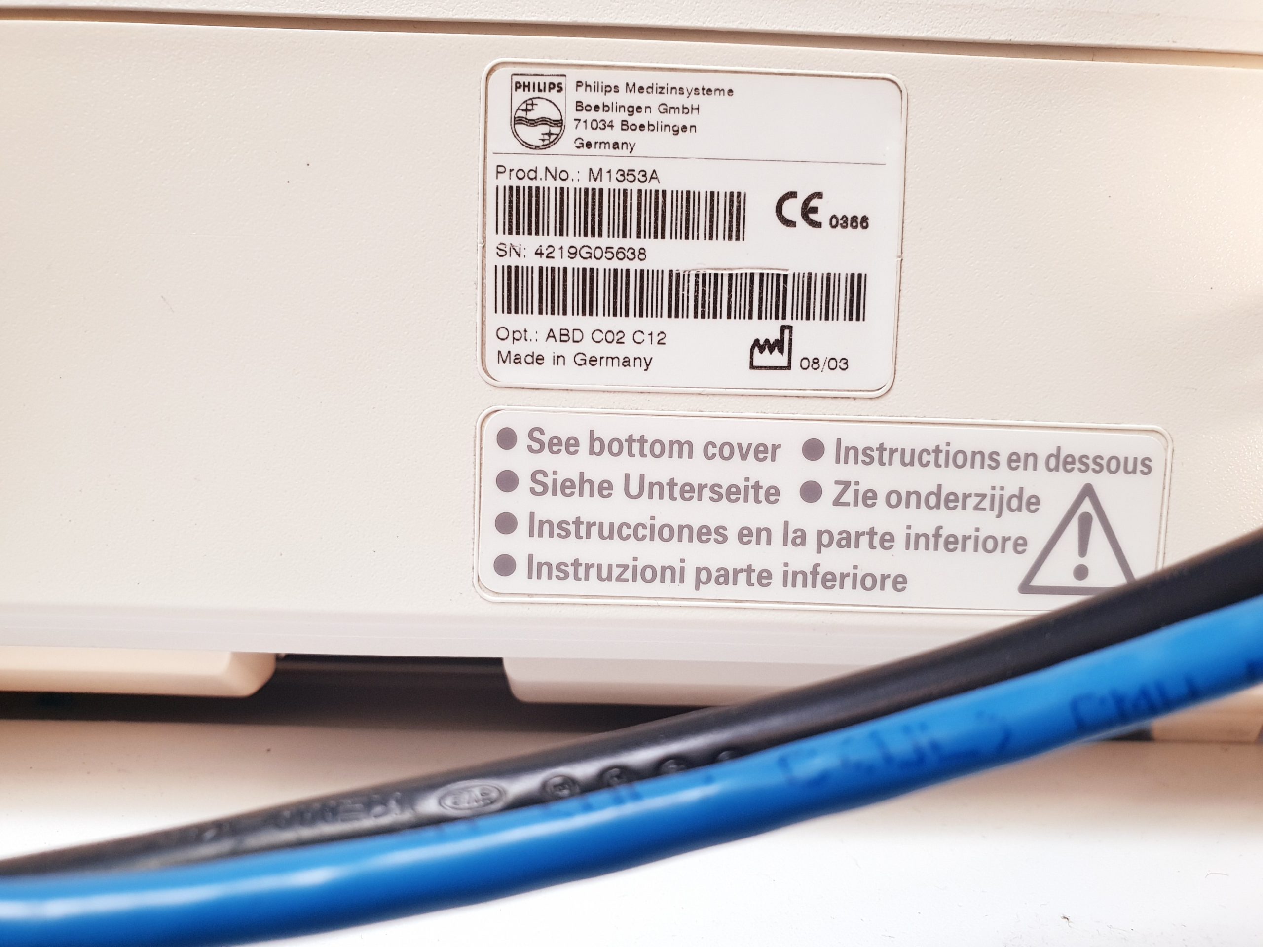 Hewlett Packard HP Series 50IP-2 // 50 IP 2 CTG Fetal Monitor + US and Toco Probe thumbnail 5