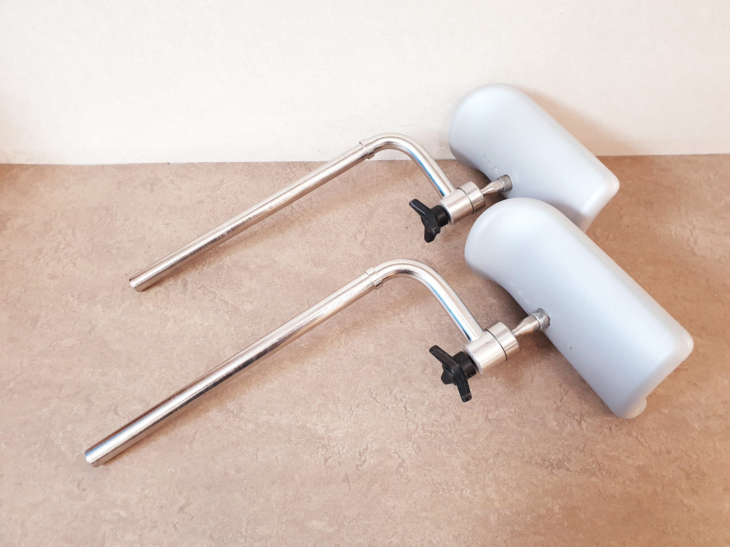 2x Maquet Beinhalter Beinschale Beinauflage – Beige thumbnail 2