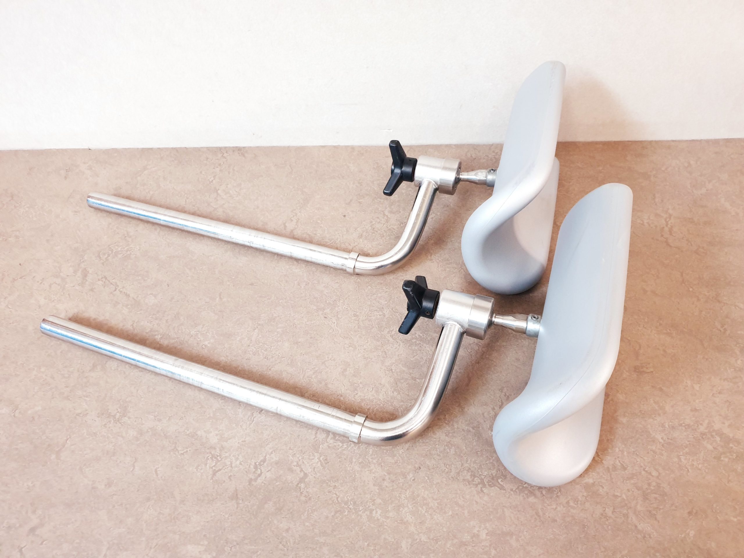 2x Maquet Beinhalter Beinschale Beinauflage – Beige thumbnail 4