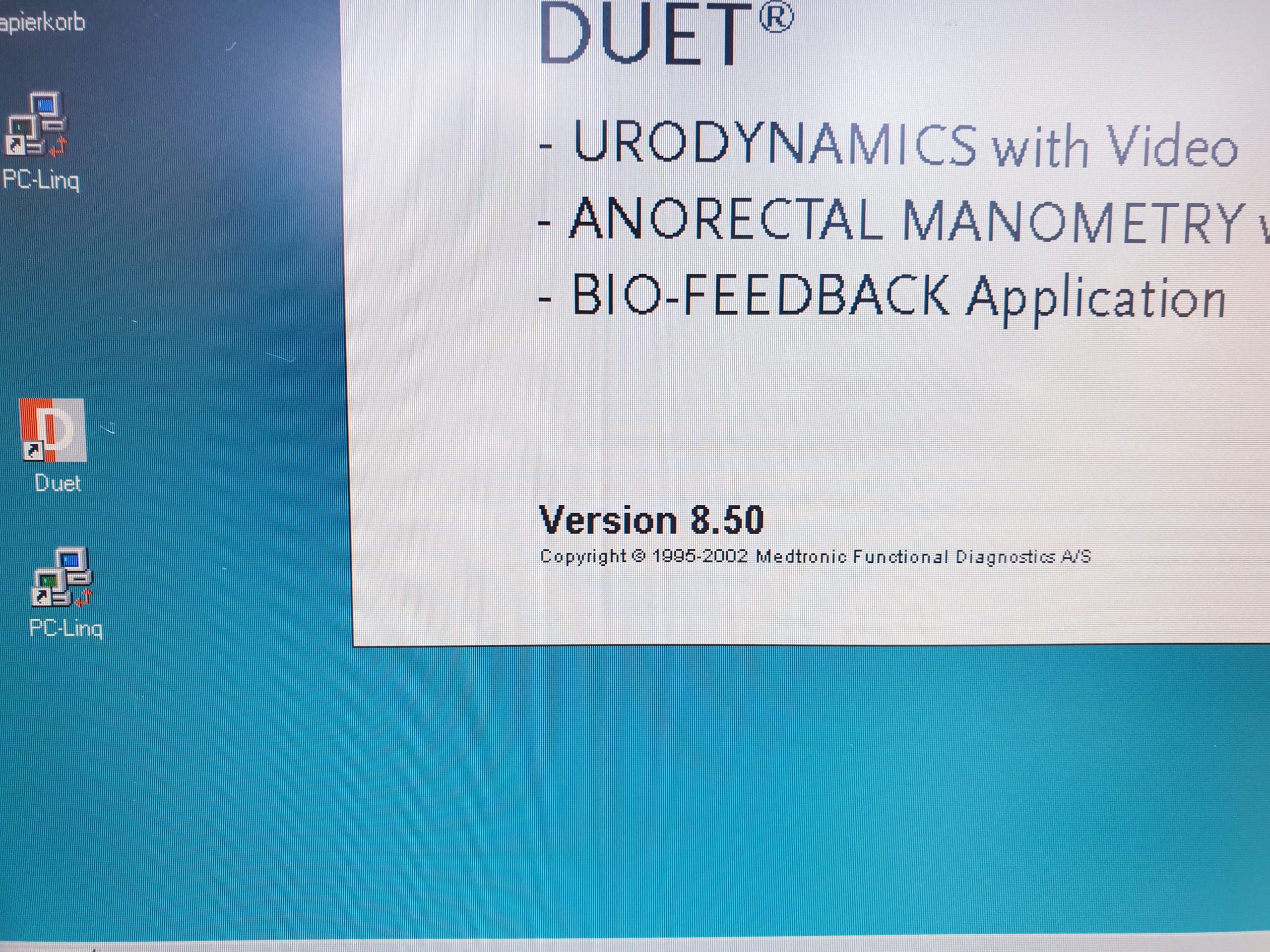 Medtronic Duet Logic Urodynamic Measurement System Software Version . 8.50 thumbnail 2
