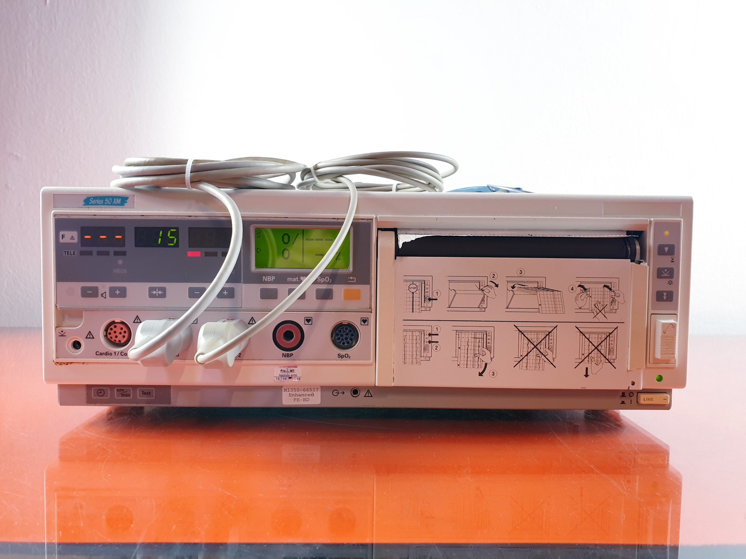 Philips Series 50 XM – Fetal Monitor CTG mit US Aufnehmer — image 1 of 5