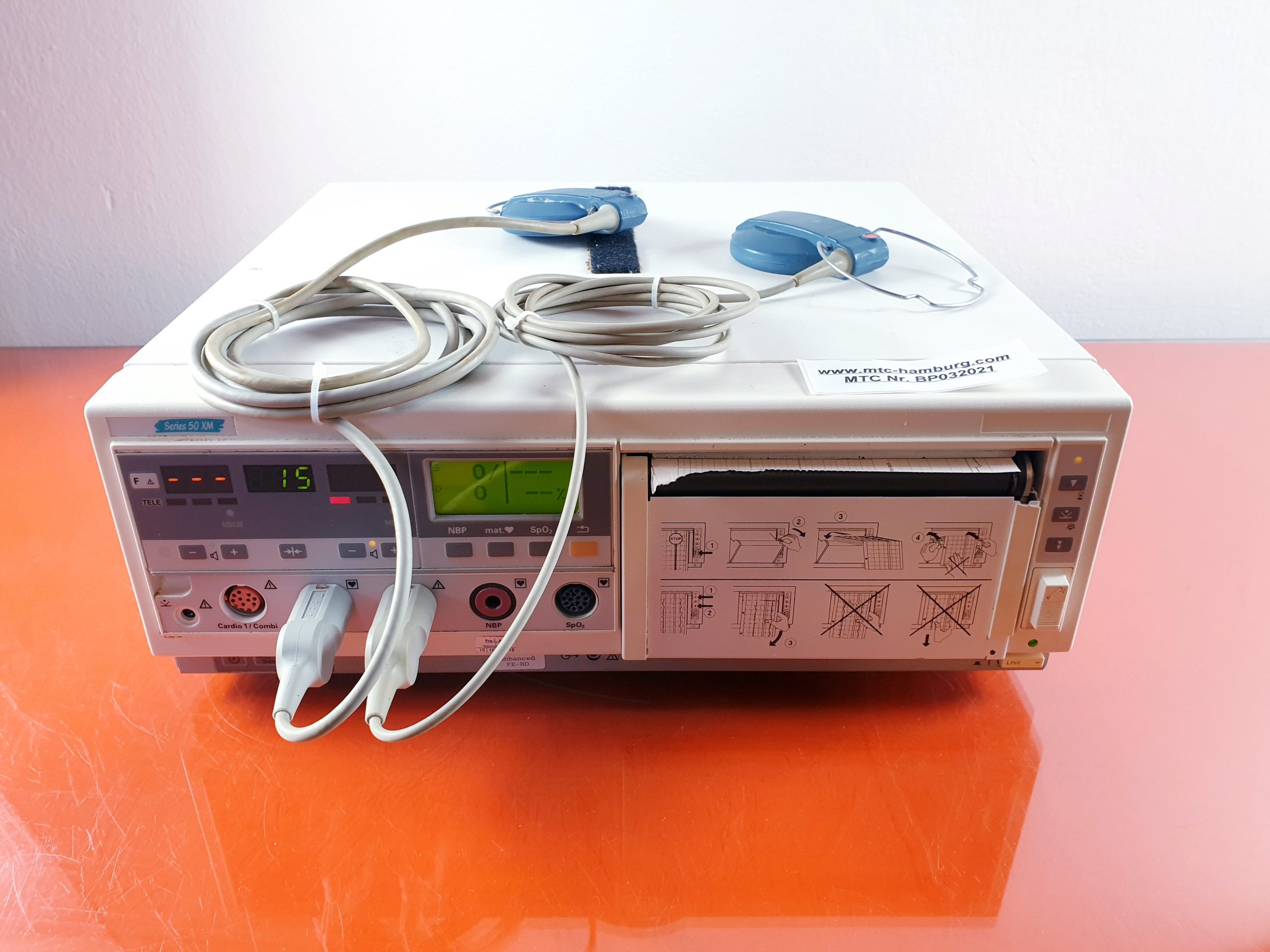 Philips Series 50 XM – Fetal Monitor CTG mit US Aufnehmer thumbnail 2