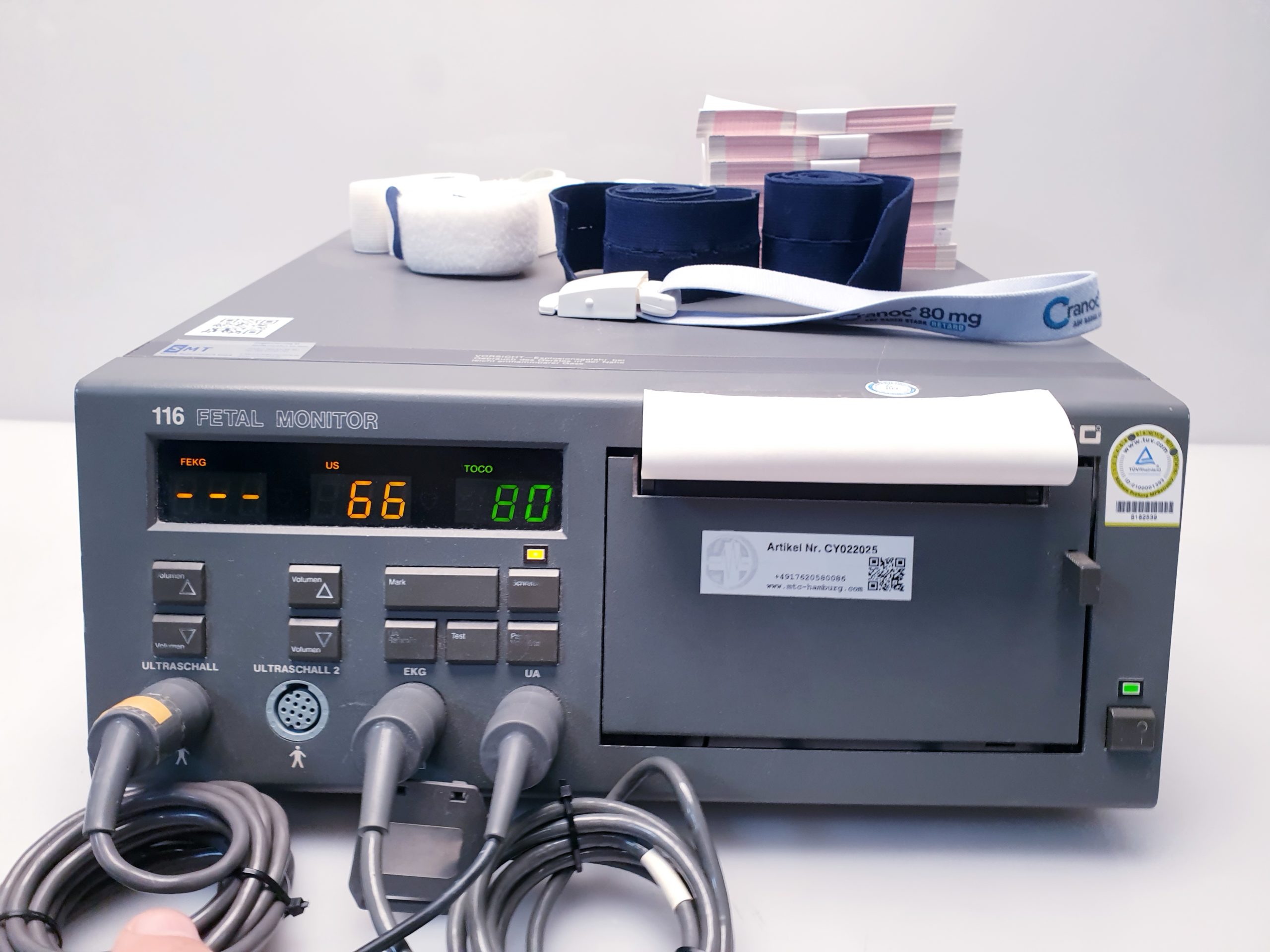 Corometrics 116 Fetal Monitor – CTG mit Aufnehmer thumbnail 3