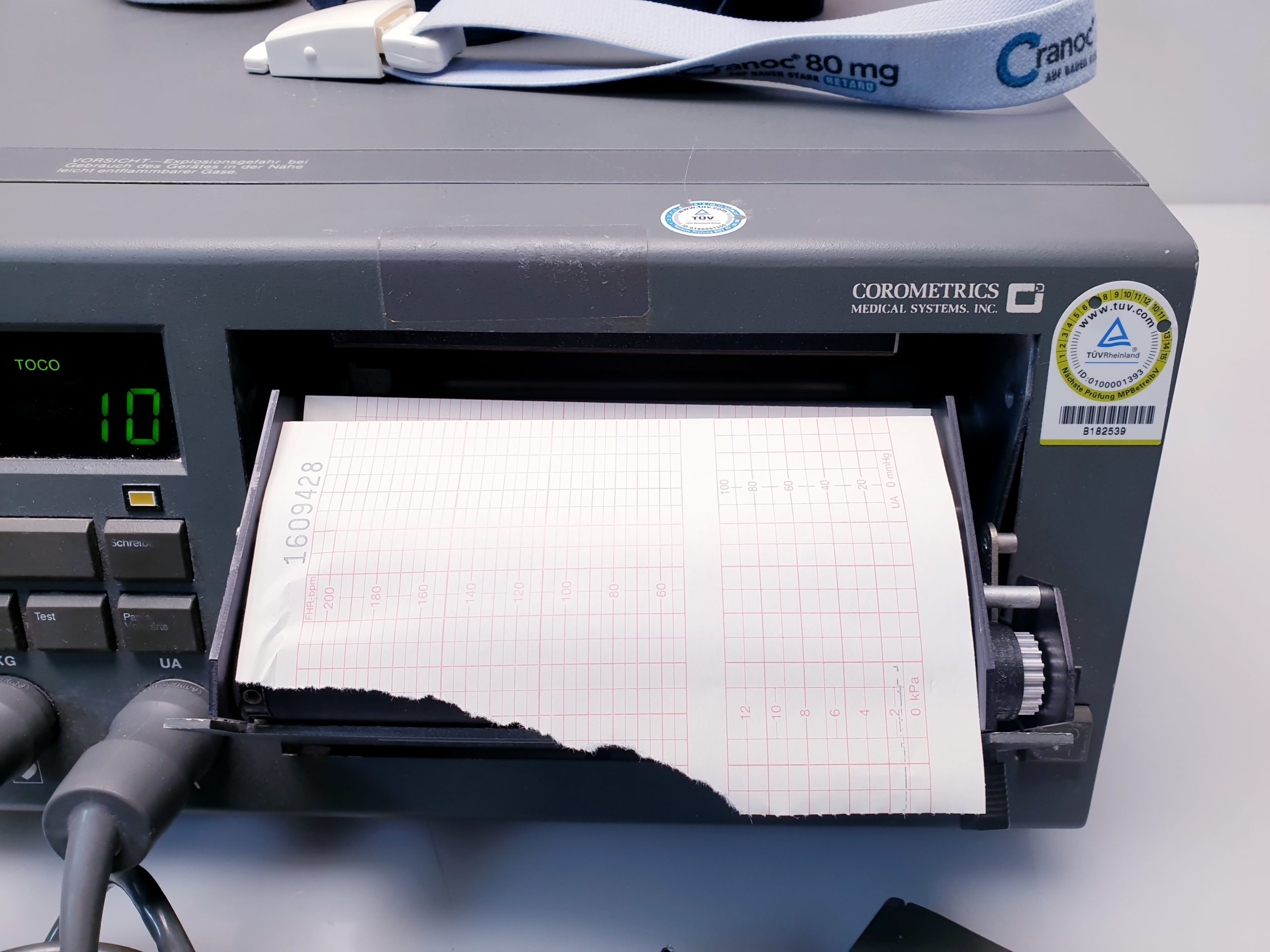 Corometrics 116 Fetal Monitor – CTG mit Aufnehmer thumbnail 10
