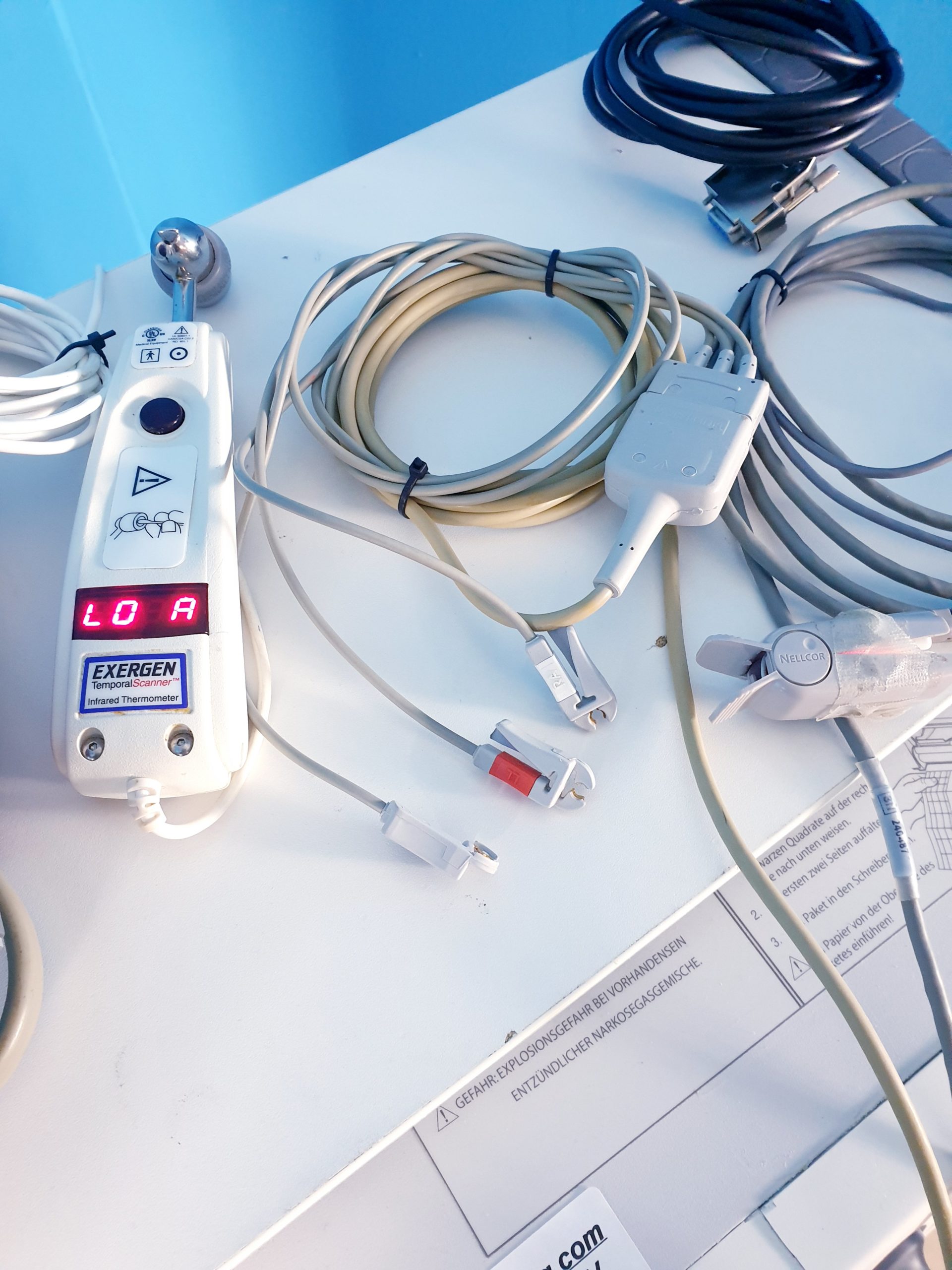 GE Corometrics 250 Series Fetal Mutter Monitor mit Zubehör thumbnail 12
