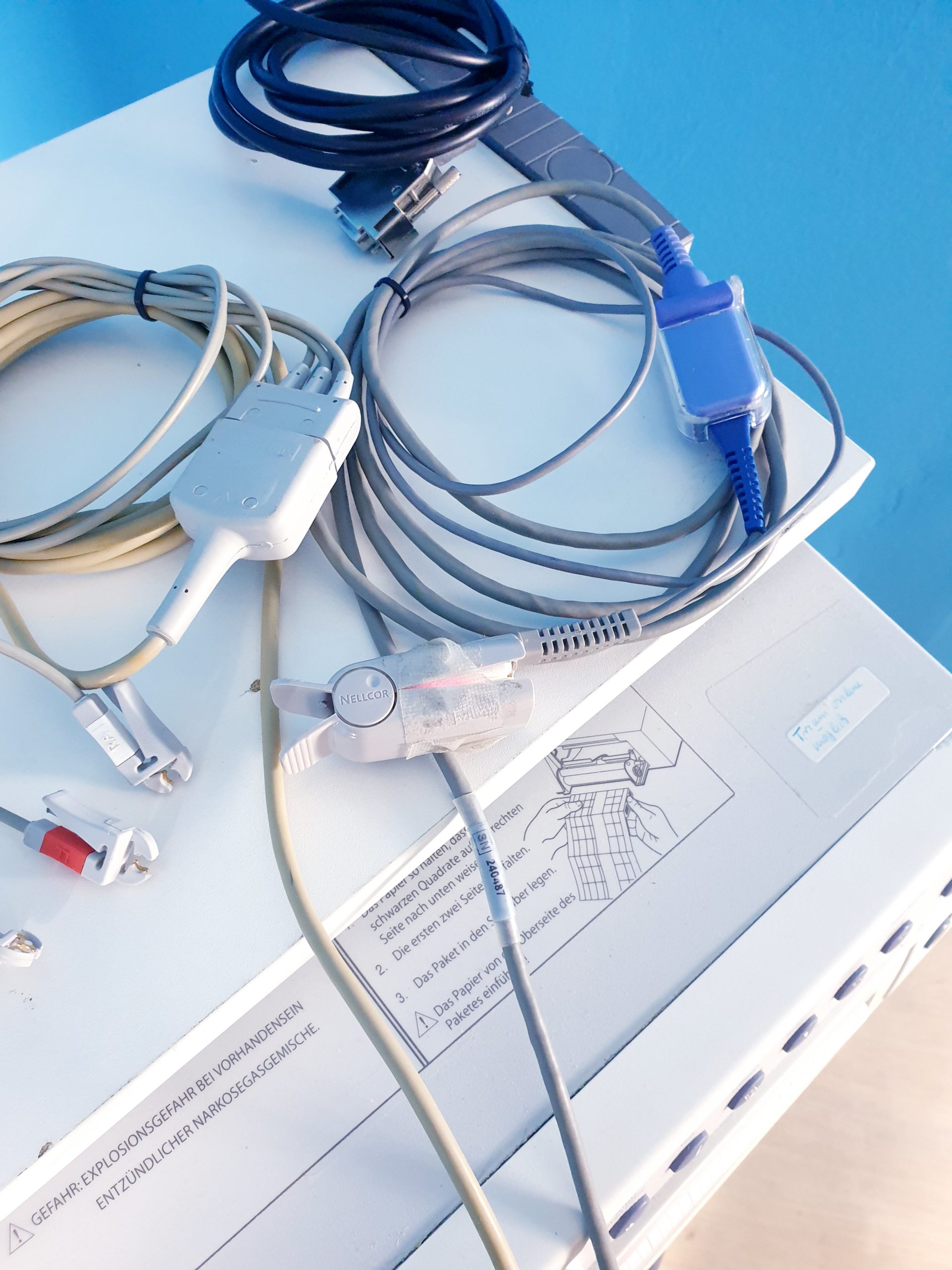 GE Corometrics 250 Series Fetal Mutter Monitor mit Zubehör thumbnail 13