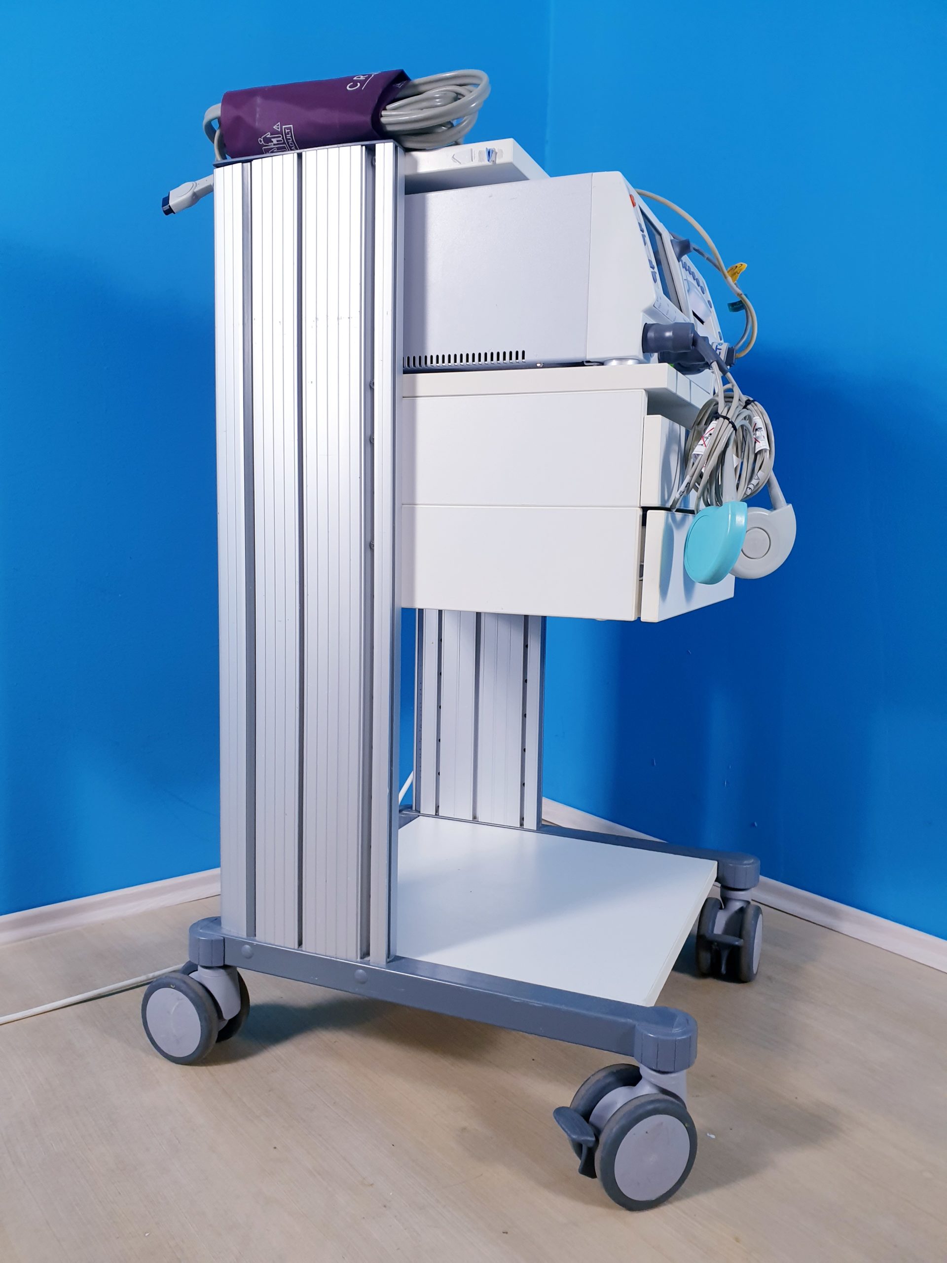 GE Corometrics 250 Series Fetal Mutter Monitor mit Zubehör thumbnail 14
