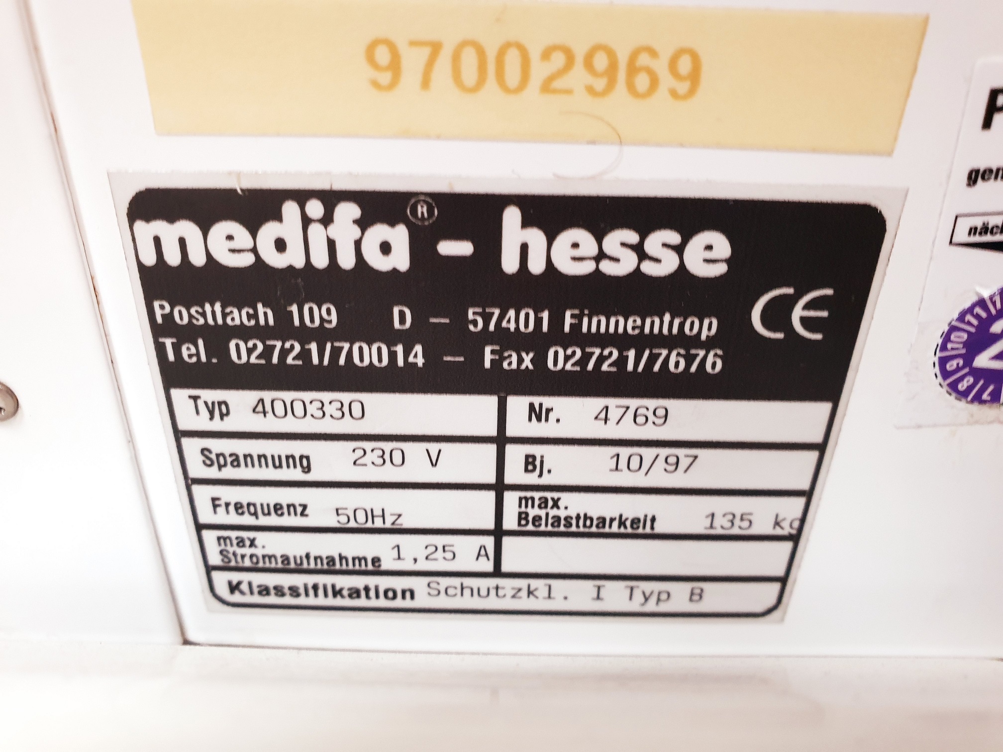 Medifa 400330 Gynstuhl – Untersuchungsstuhl mit Beinhalter thumbnail 6