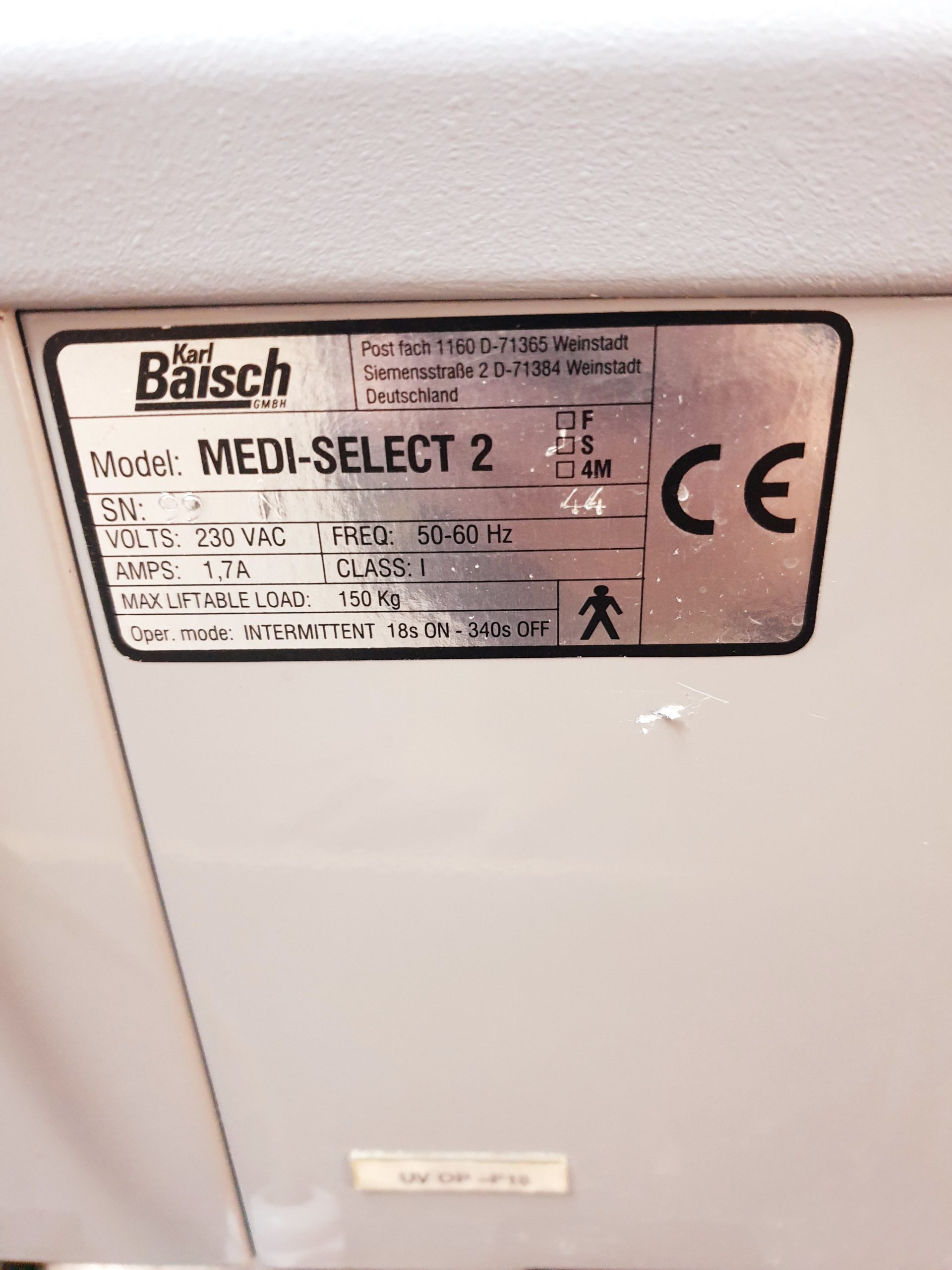 Karl Baisch Medi Select 2 Gynäkologischer Stuhl thumbnail 7