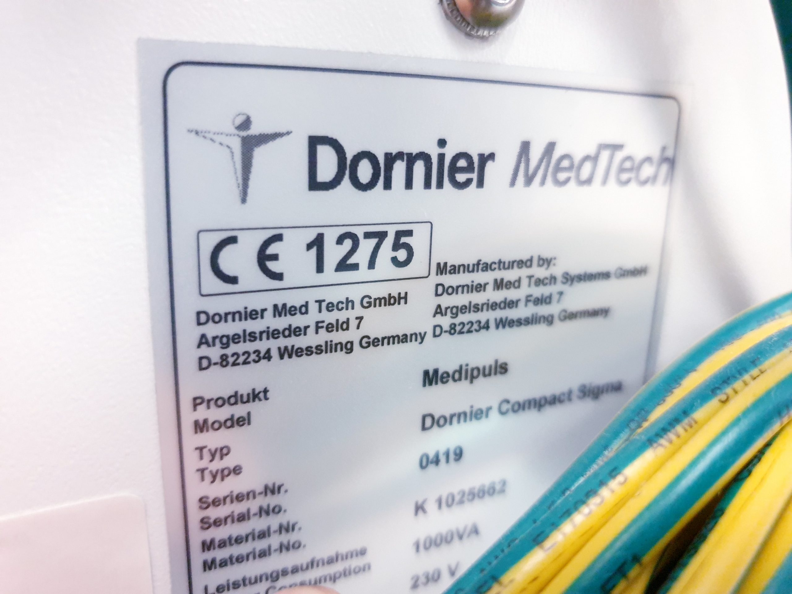 Dornier MedTech Compact Sigma Medipuls thumbnail 16