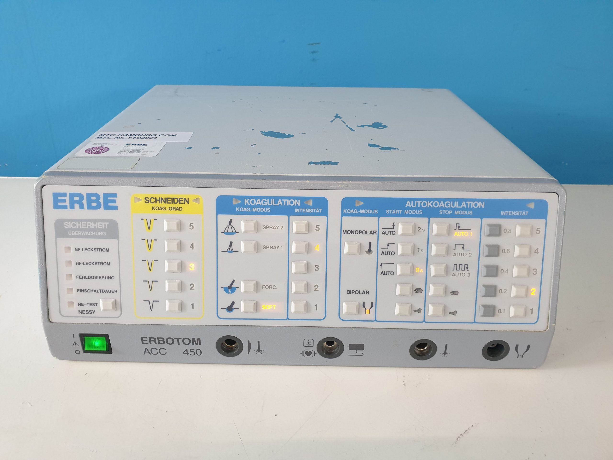 ERBE Erbotom ACC 450 // ACC450 HF-Chirurgiegerät 460 Watt Leistung — image 1 of 4