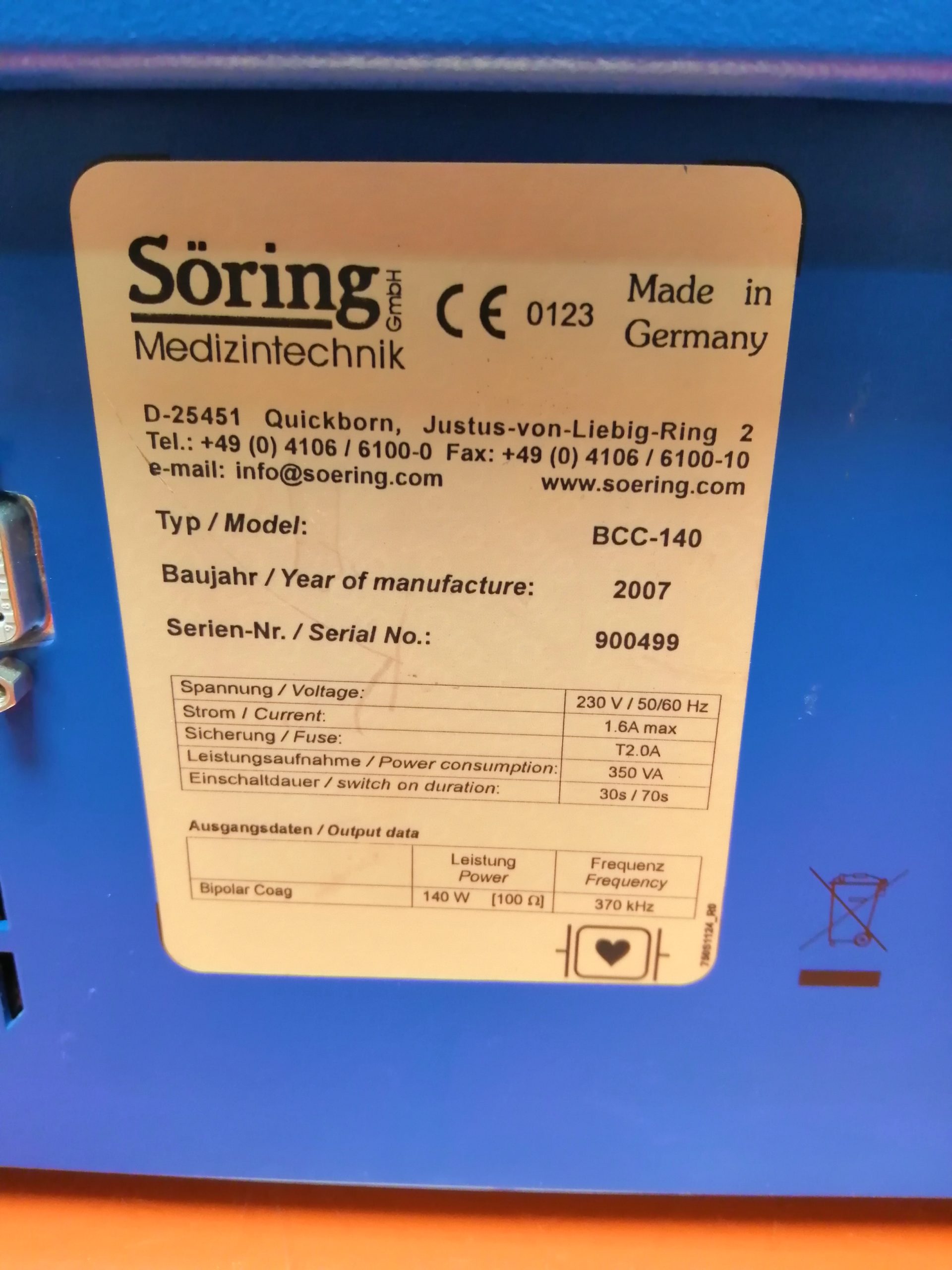 Söring / Söring BBC-140 HF Gerät thumbnail 3