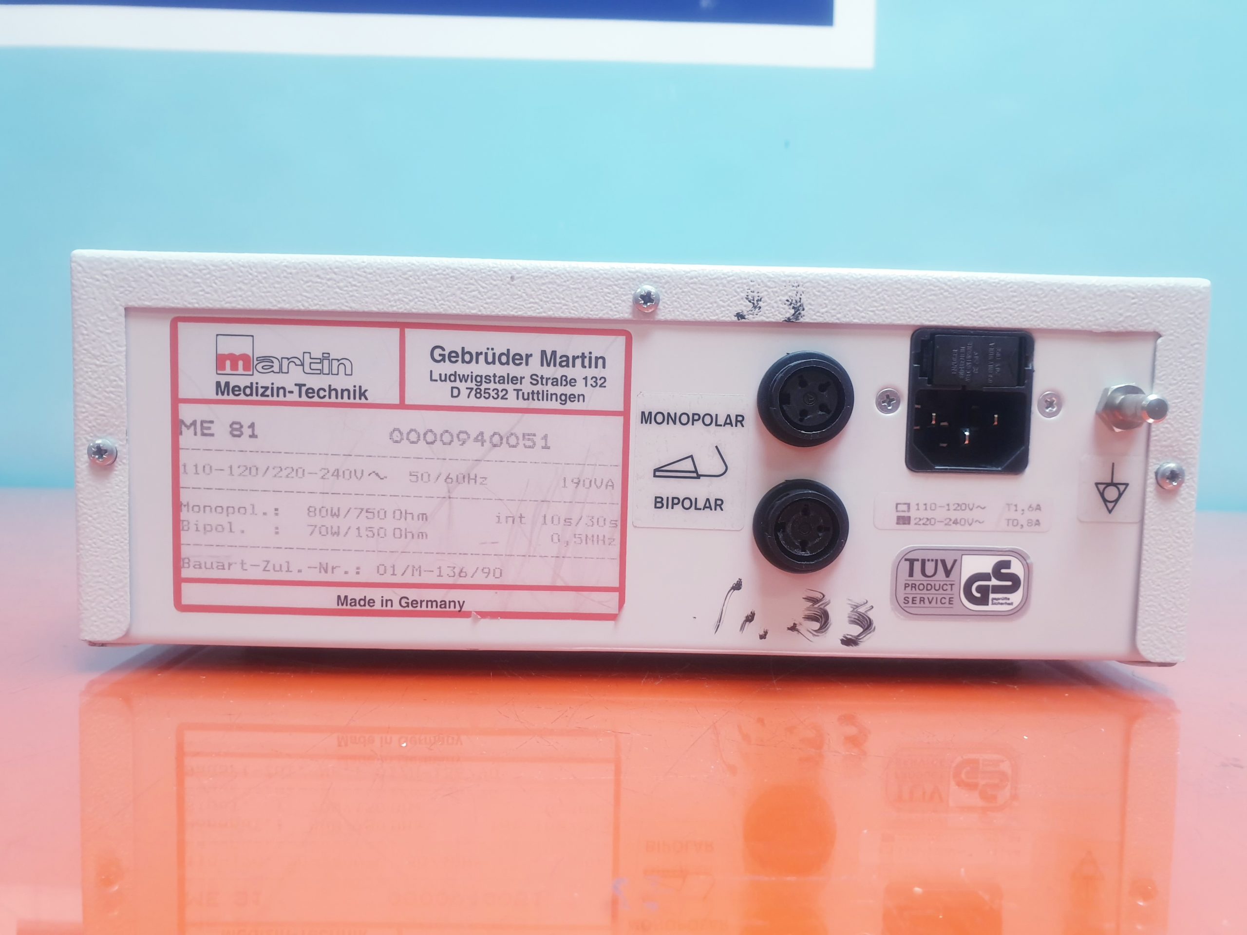 KLS Martin ME 81 // ME81 Electrosurgical Unit thumbnail 4