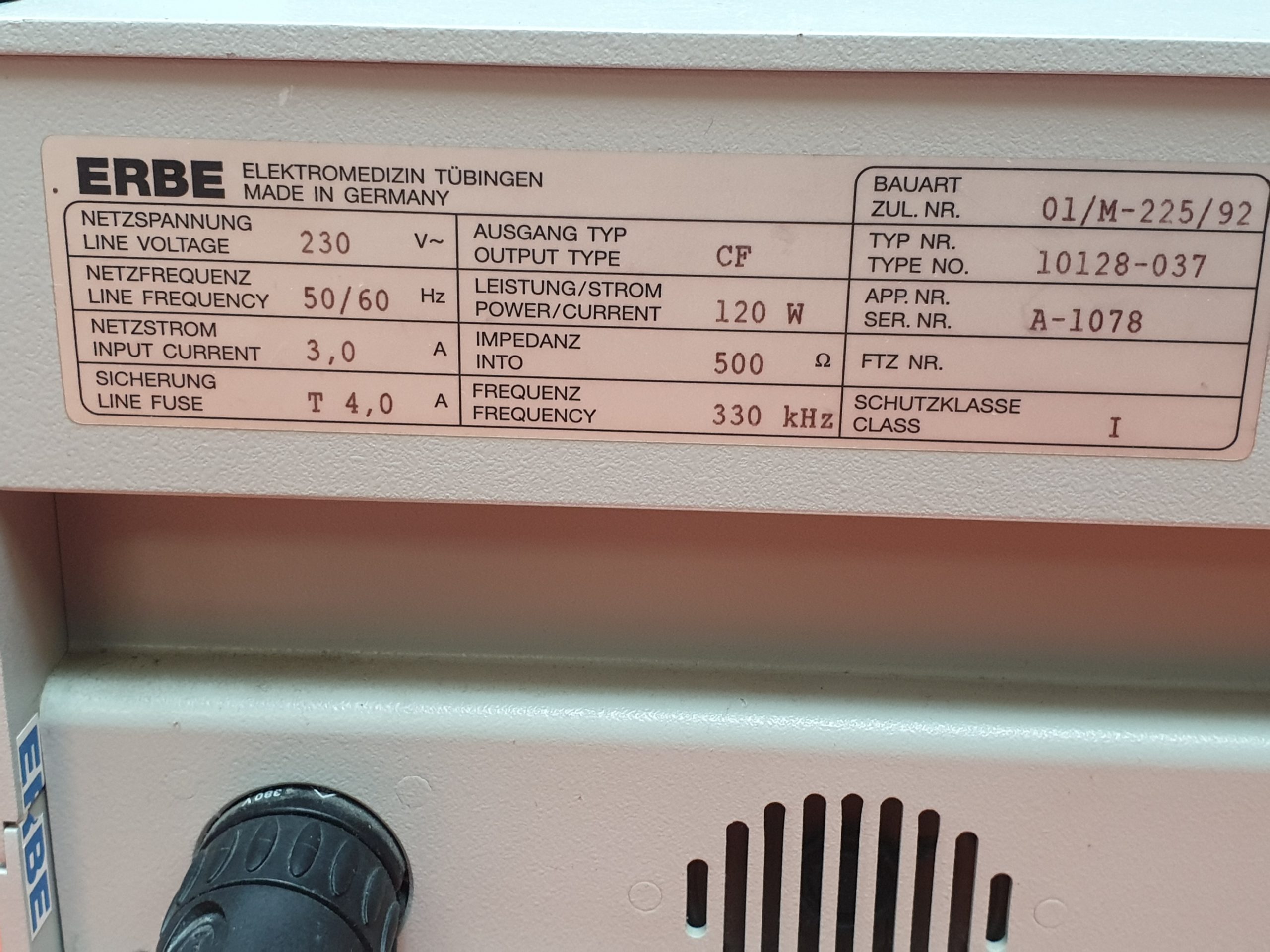 Olympus HF 120 // HF-120 // HF120 Electrosurgical unit thumbnail 2