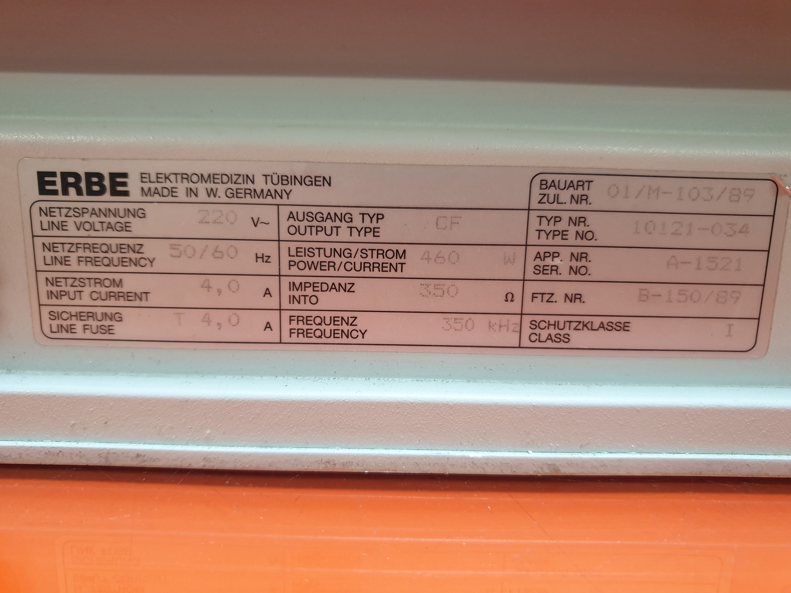ERBE Erbotom ACC 450 // ACC450 HF-Chirurgiegerät 460 Watt Leistung thumbnail 4