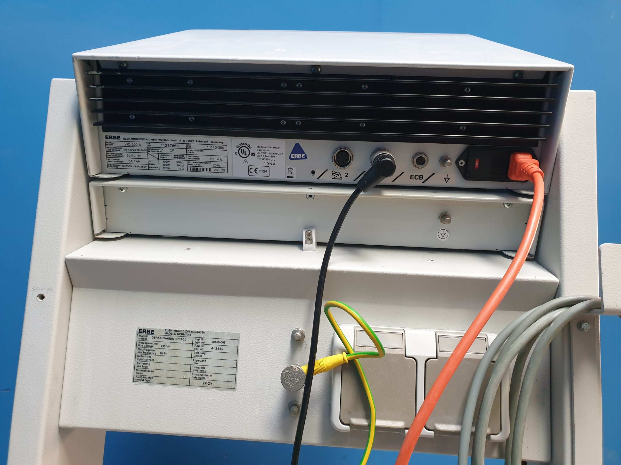 Erbe Vio 300S + NT2 HF Gerät Electrosurgical Unit System thumbnail 9