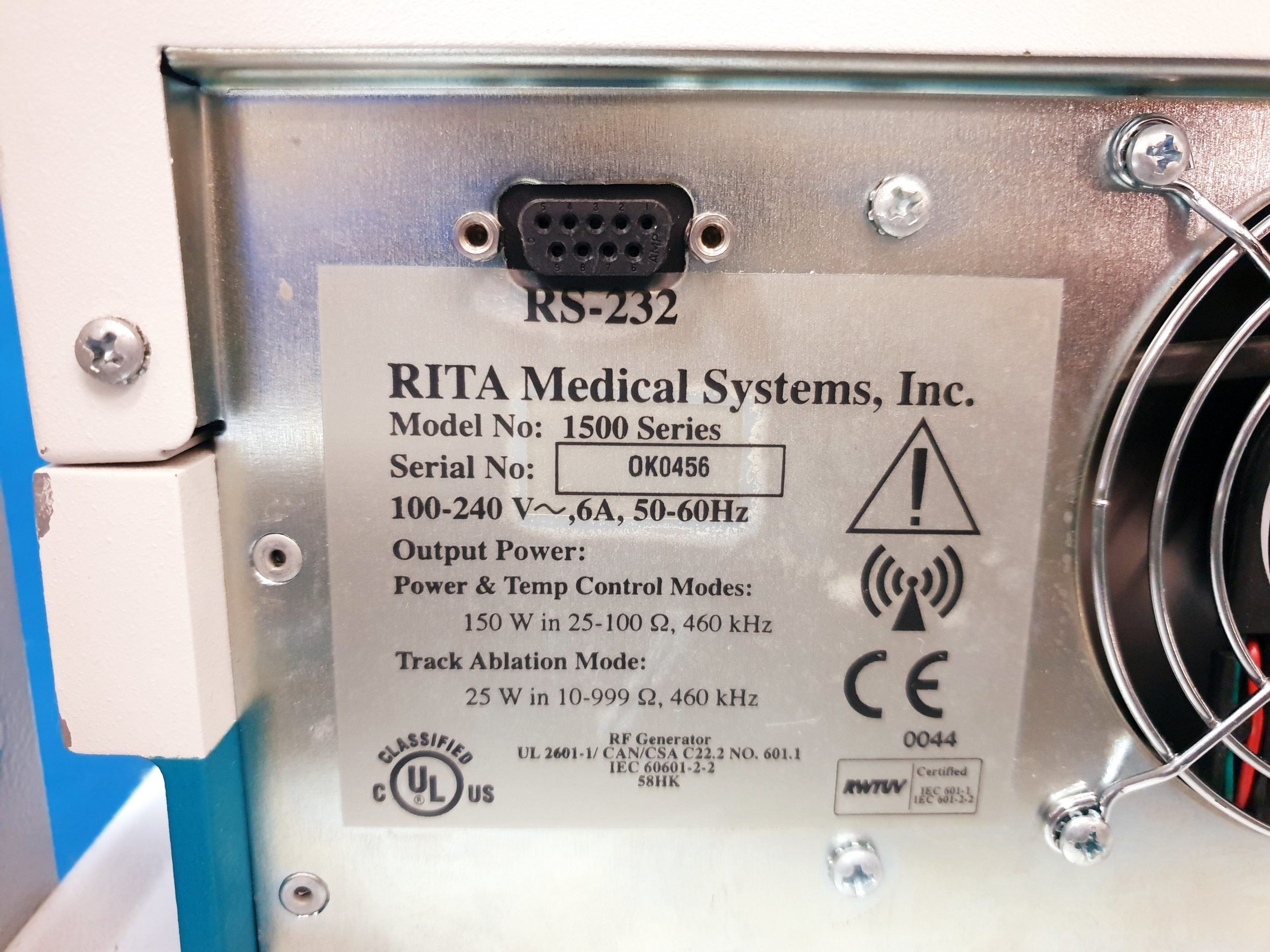 RITA Medical Systems 1500 Radio-frequency machine (AngioDynamics thumbnail 2