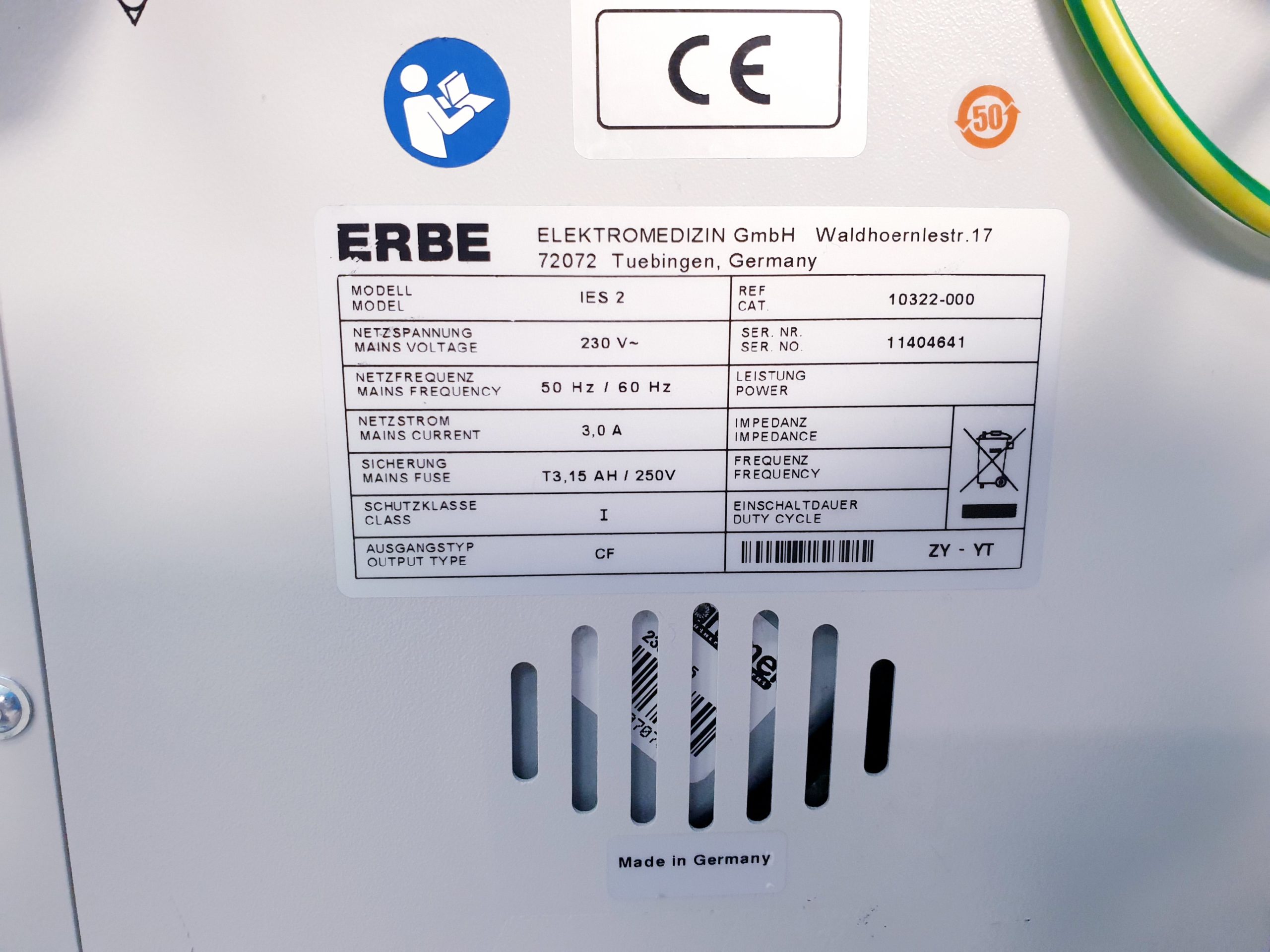 Erbe Vio 300 D mit Fußpedal und einem Erbe Vem 2 und noch einen Erbe IES 2 thumbnail 10