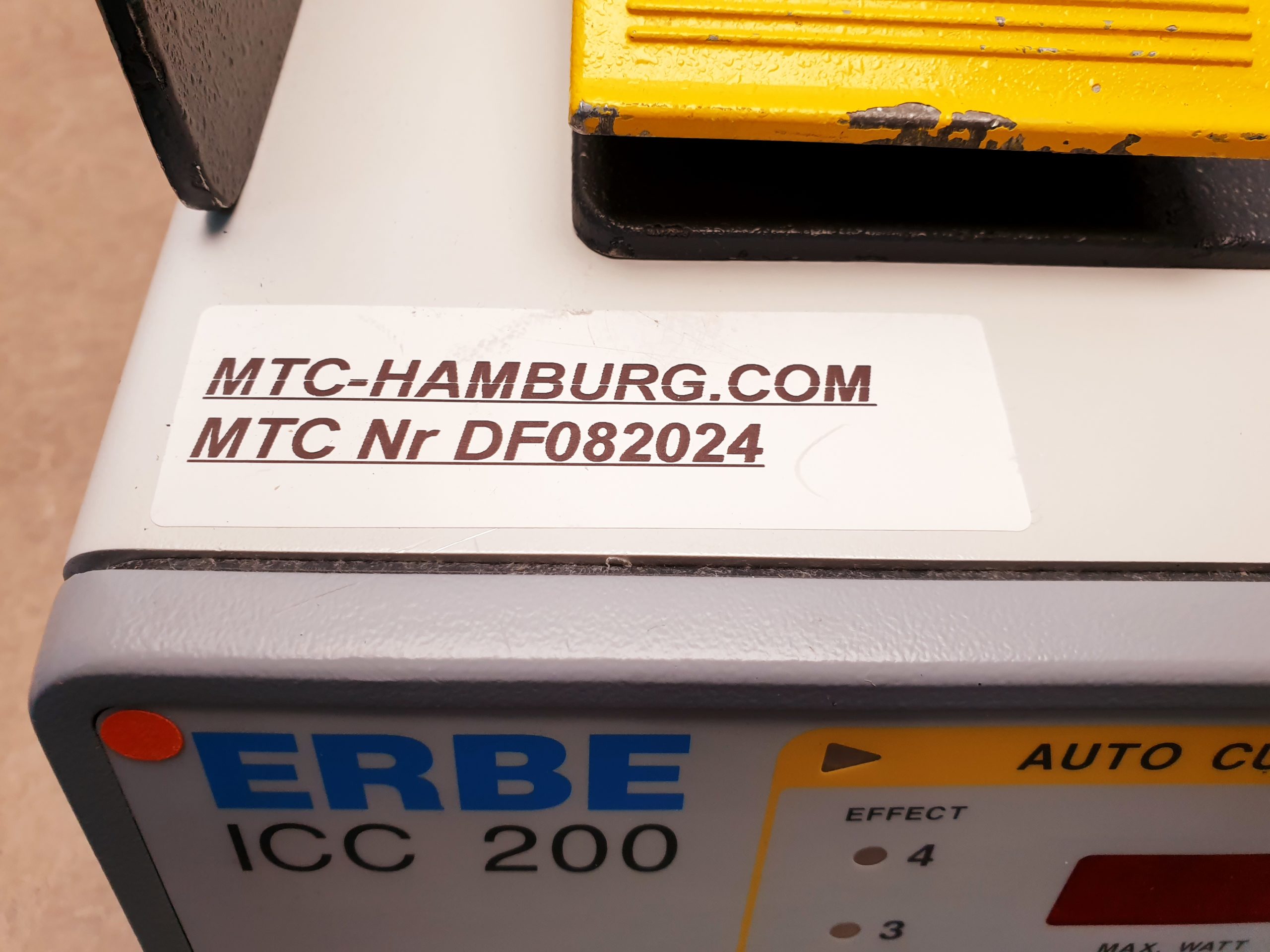 Erbe ICC 200 mit Fußschalter – HF Gerät thumbnail 2