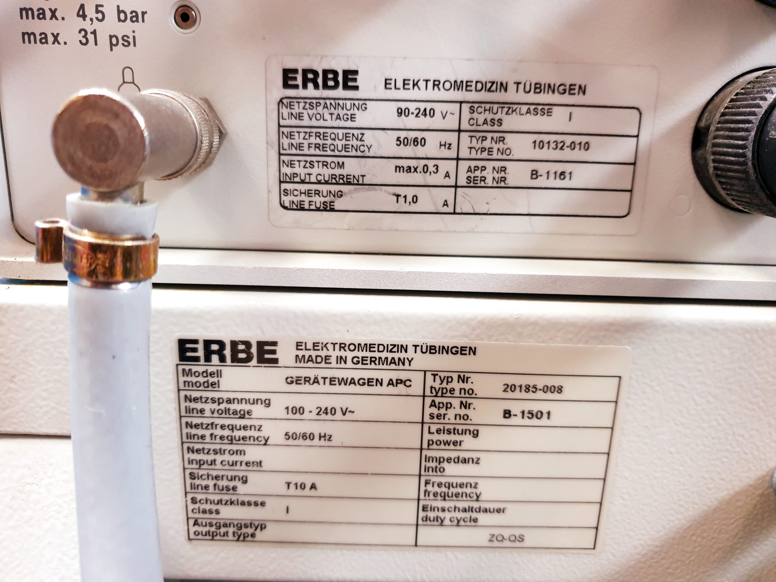 Erbe ICC 200 – ICC200 HF Gerät mit Fußschalter, Fahrgestell und APC 300 Modul thumbnail 5