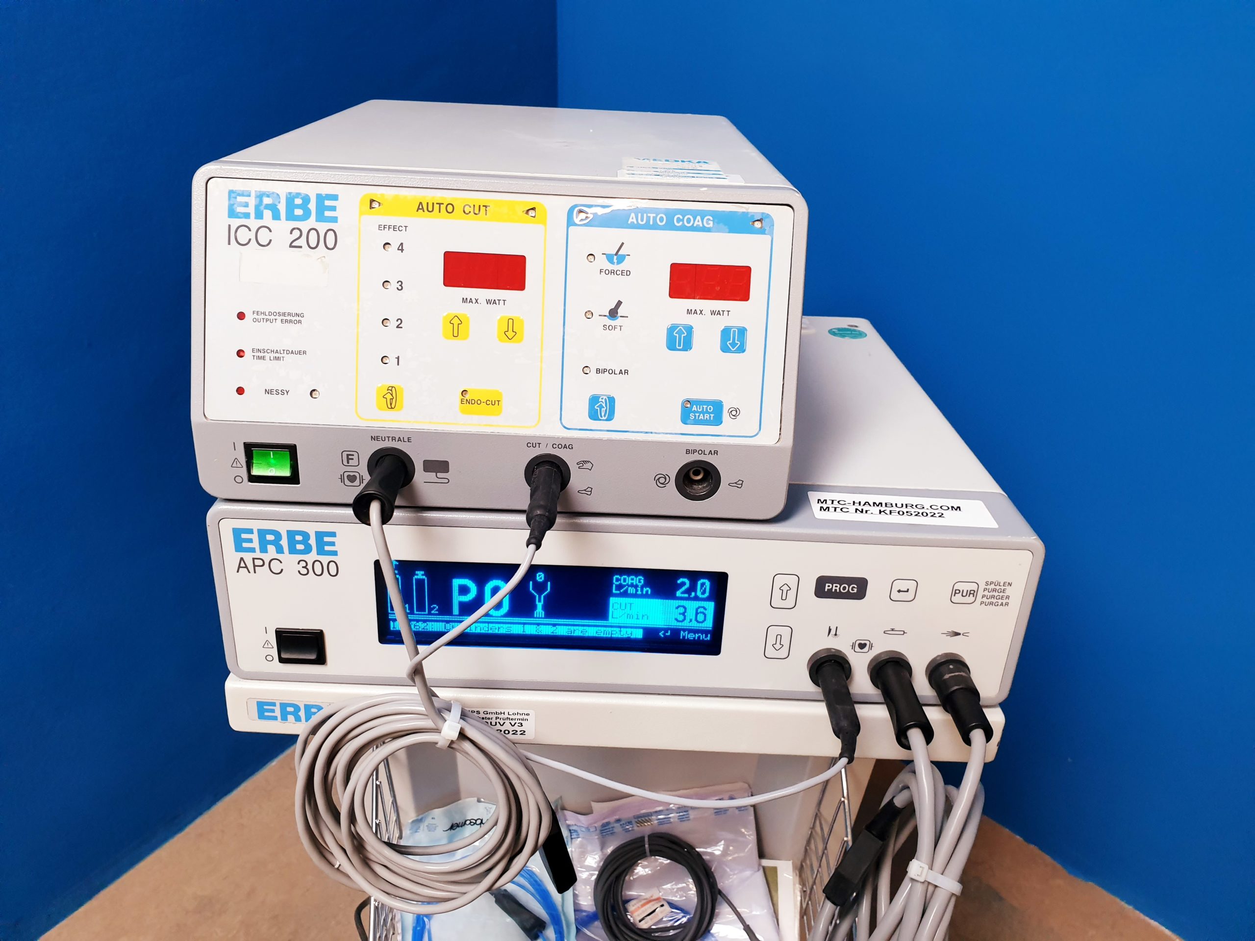 Erbe ICC200 // ICC 200 + APC 300 // APC300 Plasma Coagulator — image 1 of 11