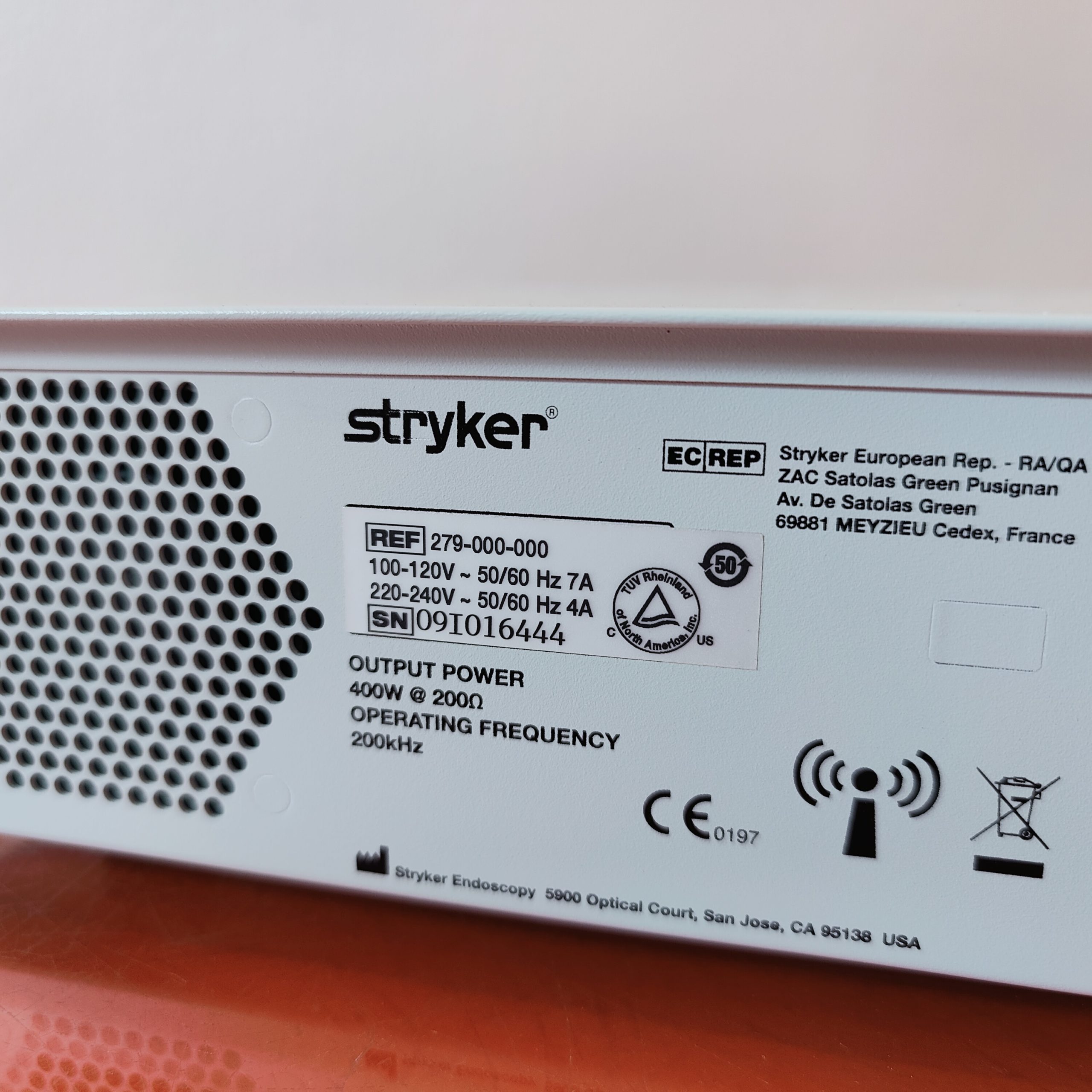Stryker SERFAS Energy RF Generator thumbnail 5