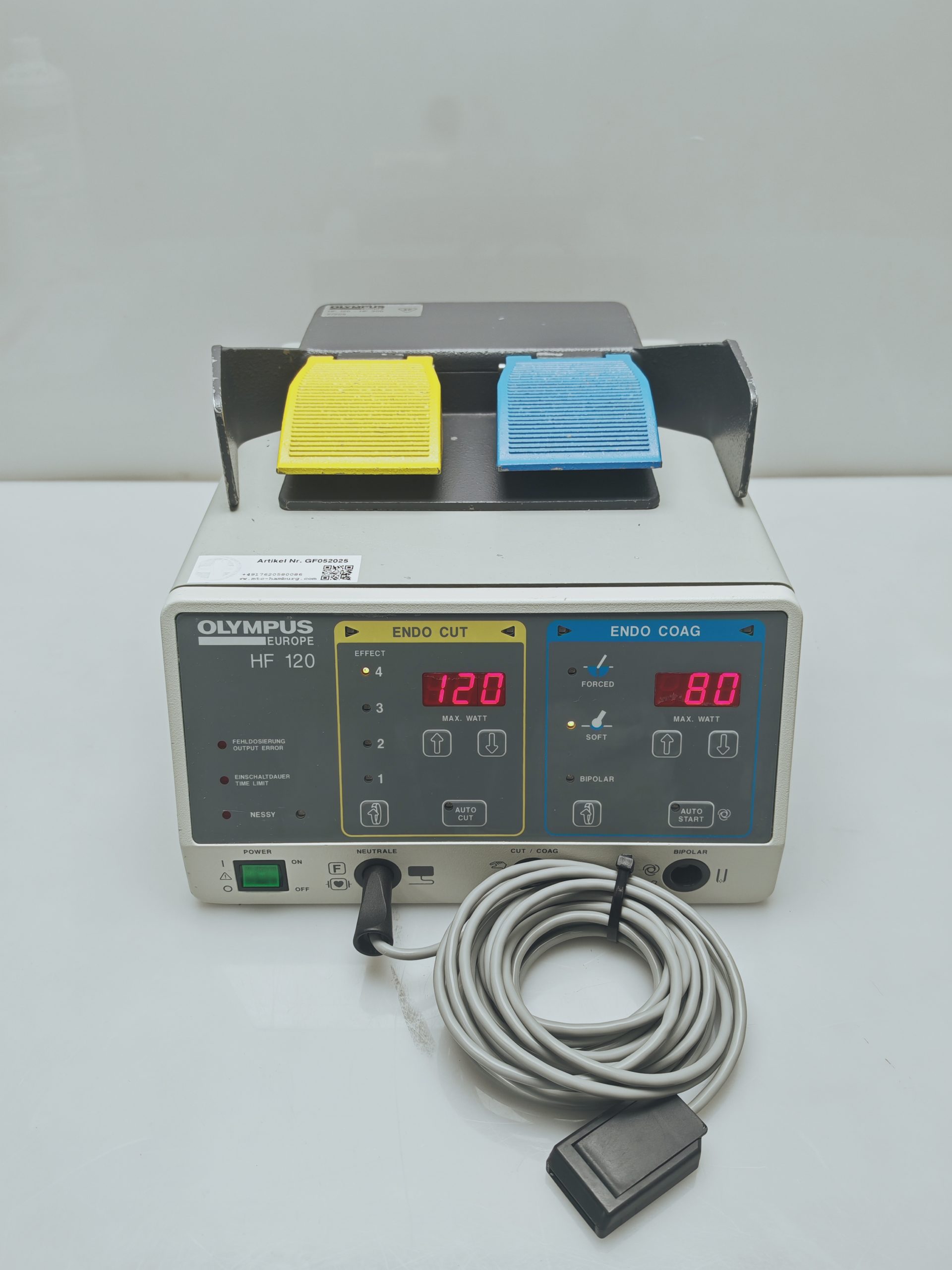 Olympus HF 120 HF-120 HF120 Electrosurgical unit thumbnail 2
