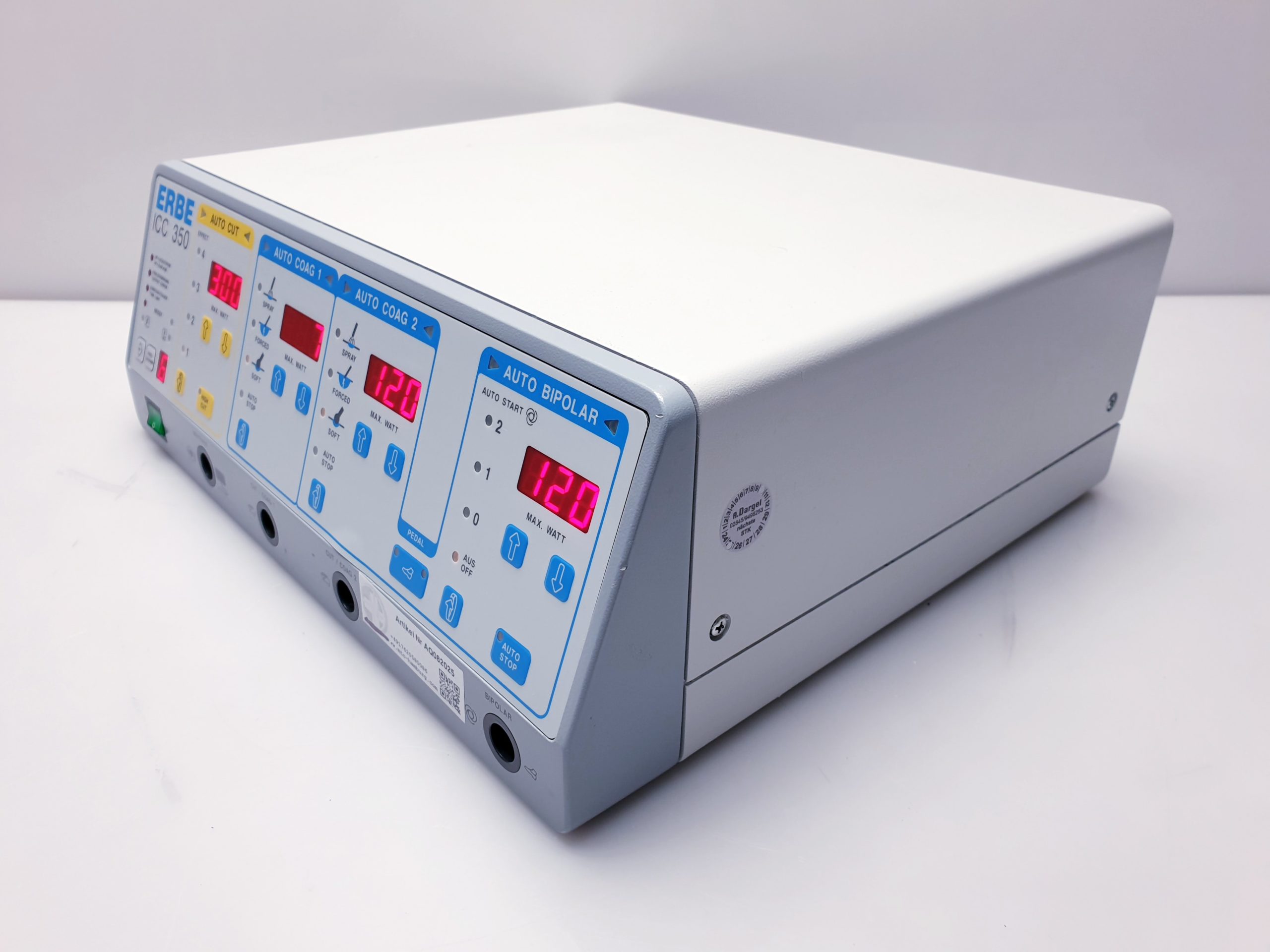 ERBE ICC 350 ICC350 E-Serie HF-Chirurgiegerät 300 Watt Leistung thumbnail 6