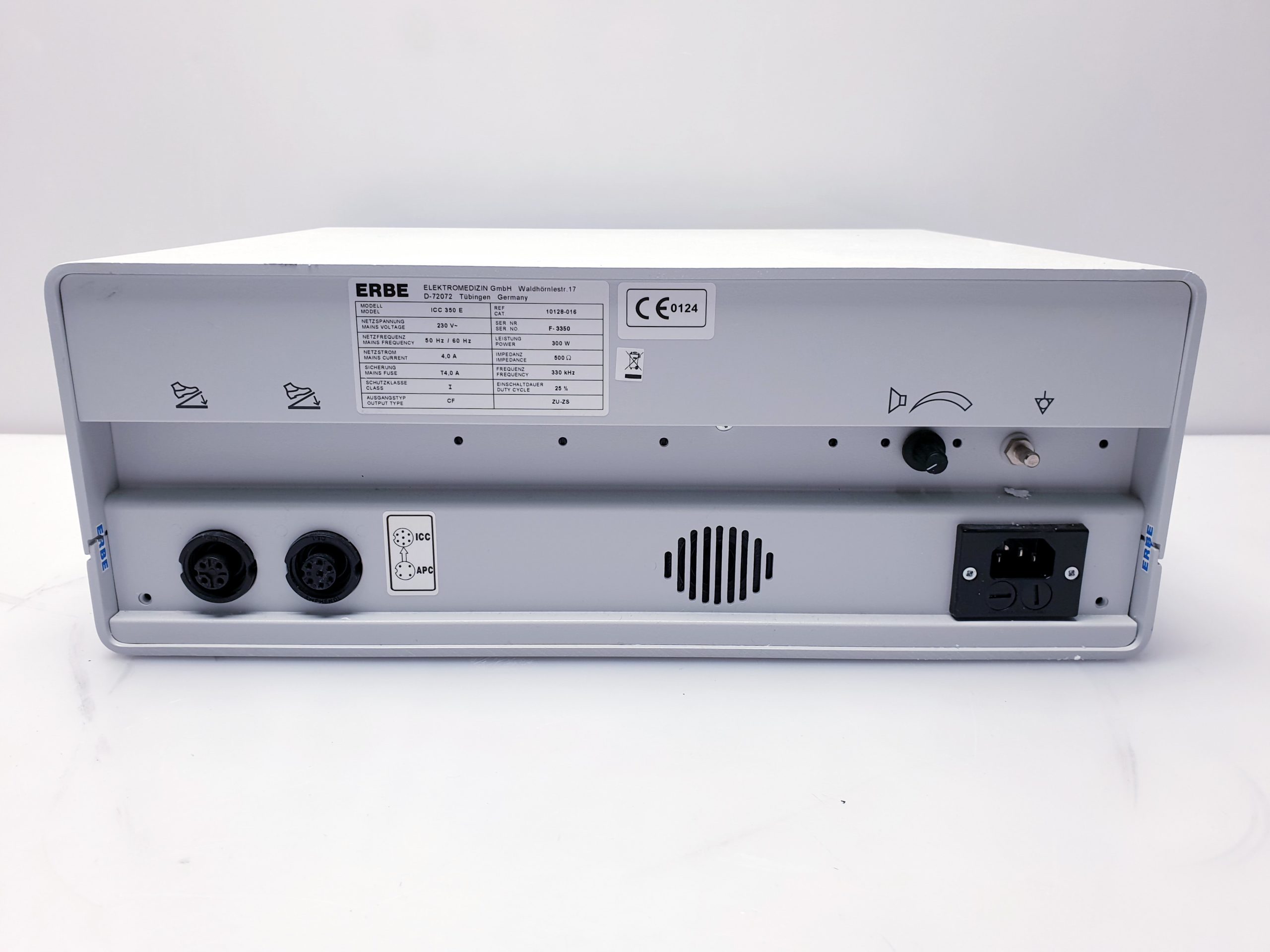 ERBE ICC 350 ICC350 E-Serie HF-Chirurgiegerät 300 Watt Leistung thumbnail 8