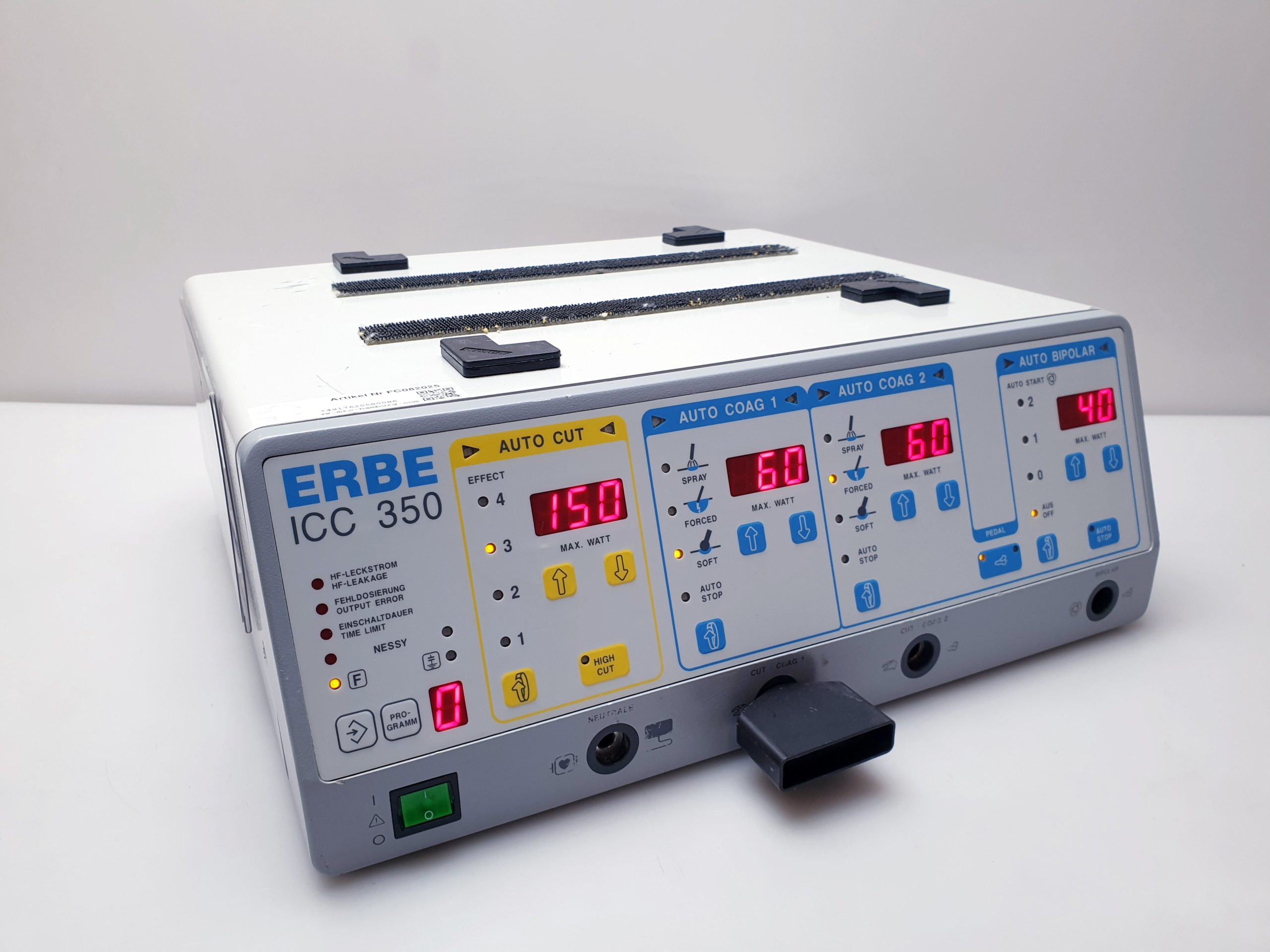 ERBE ICC 350 // ICC350 E-Serie HF-Chirurgiegerät 300 Watt Leistung thumbnail 5