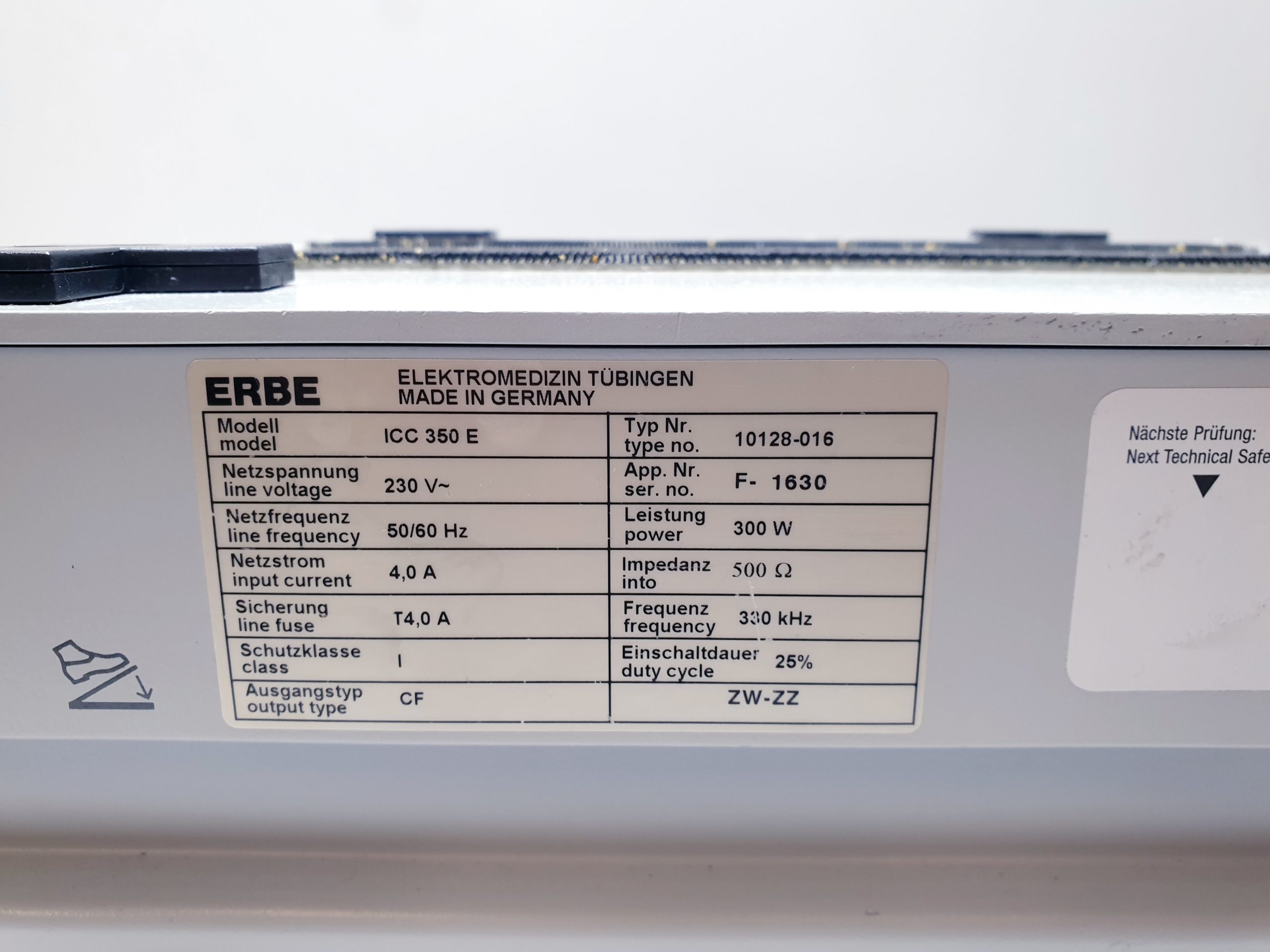 ERBE ICC 350 // ICC350 E-Serie HF-Chirurgiegerät 300 Watt Leistung thumbnail 7